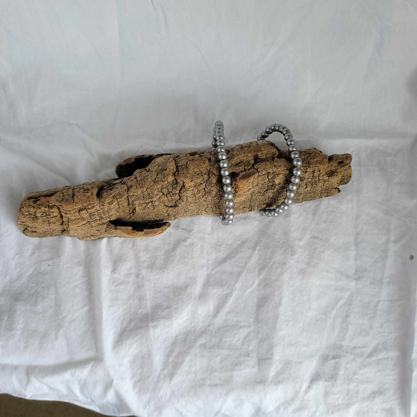 Grey Beaded Bracelet