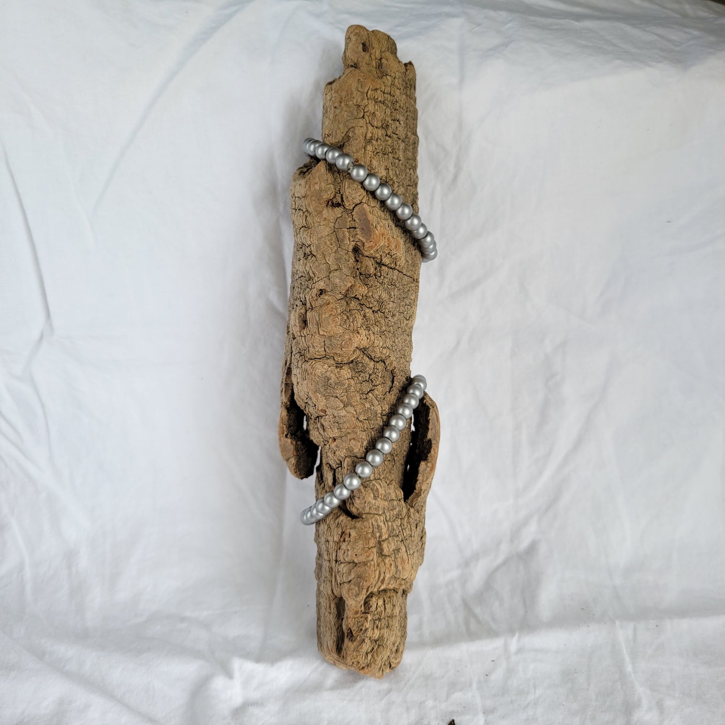 Grey Beaded Bracelet