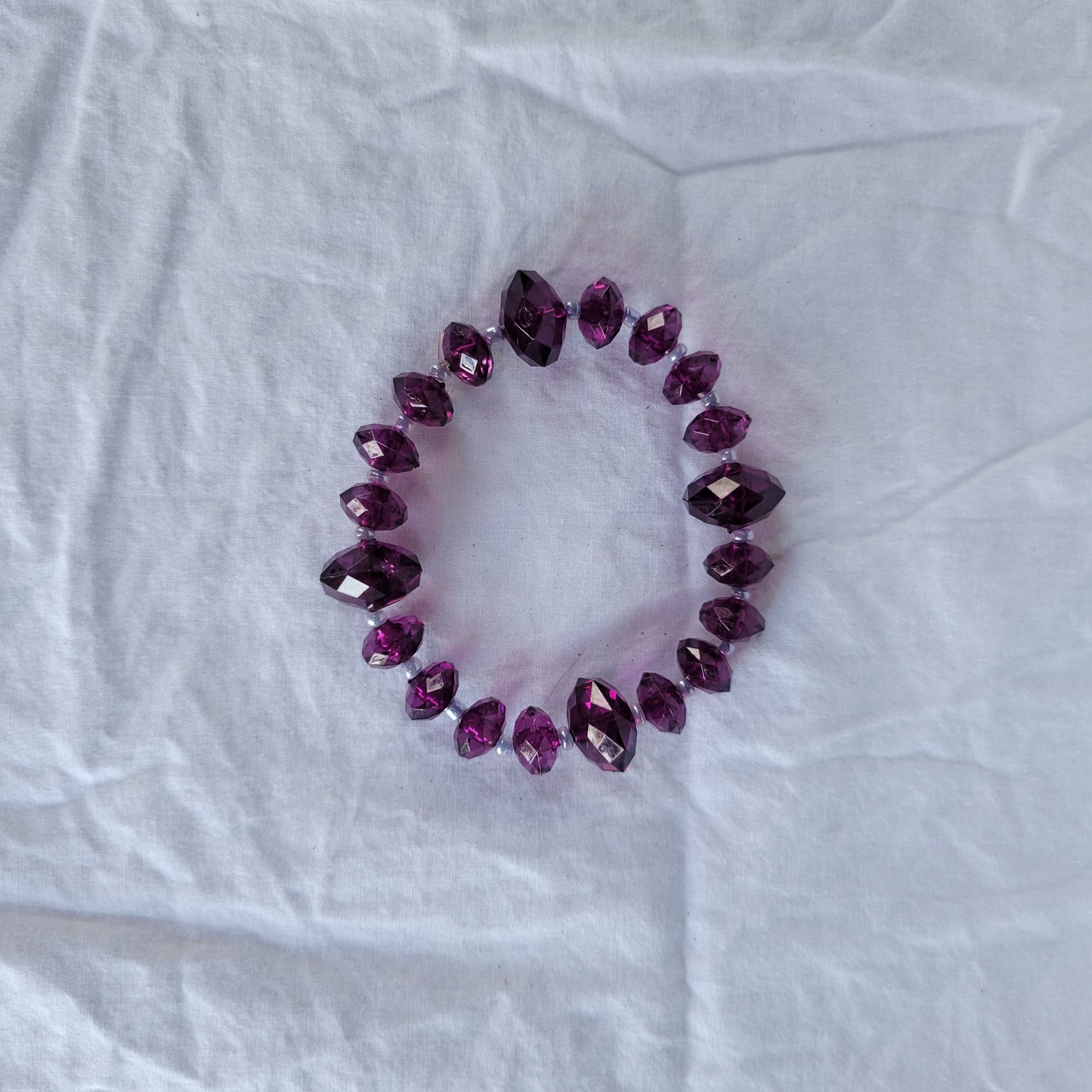 Purple Acrylic Bracelet