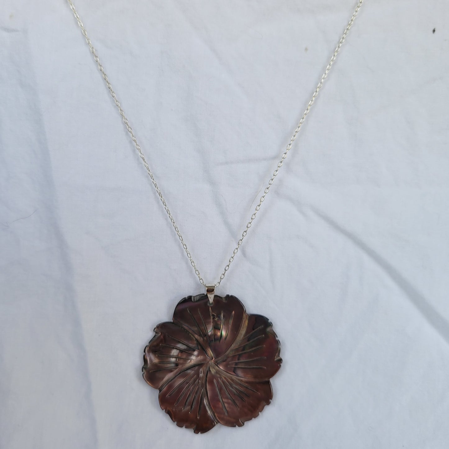 Brown Flower Necklace