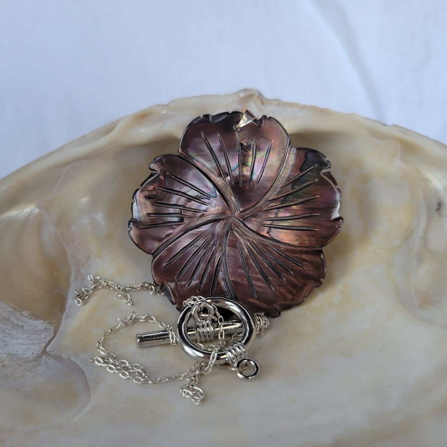 Brown Flower Necklace