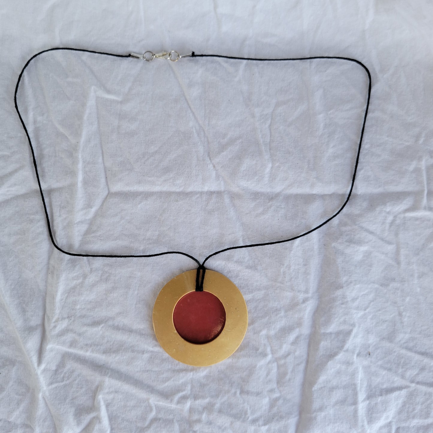 Wood and Shell Necklace