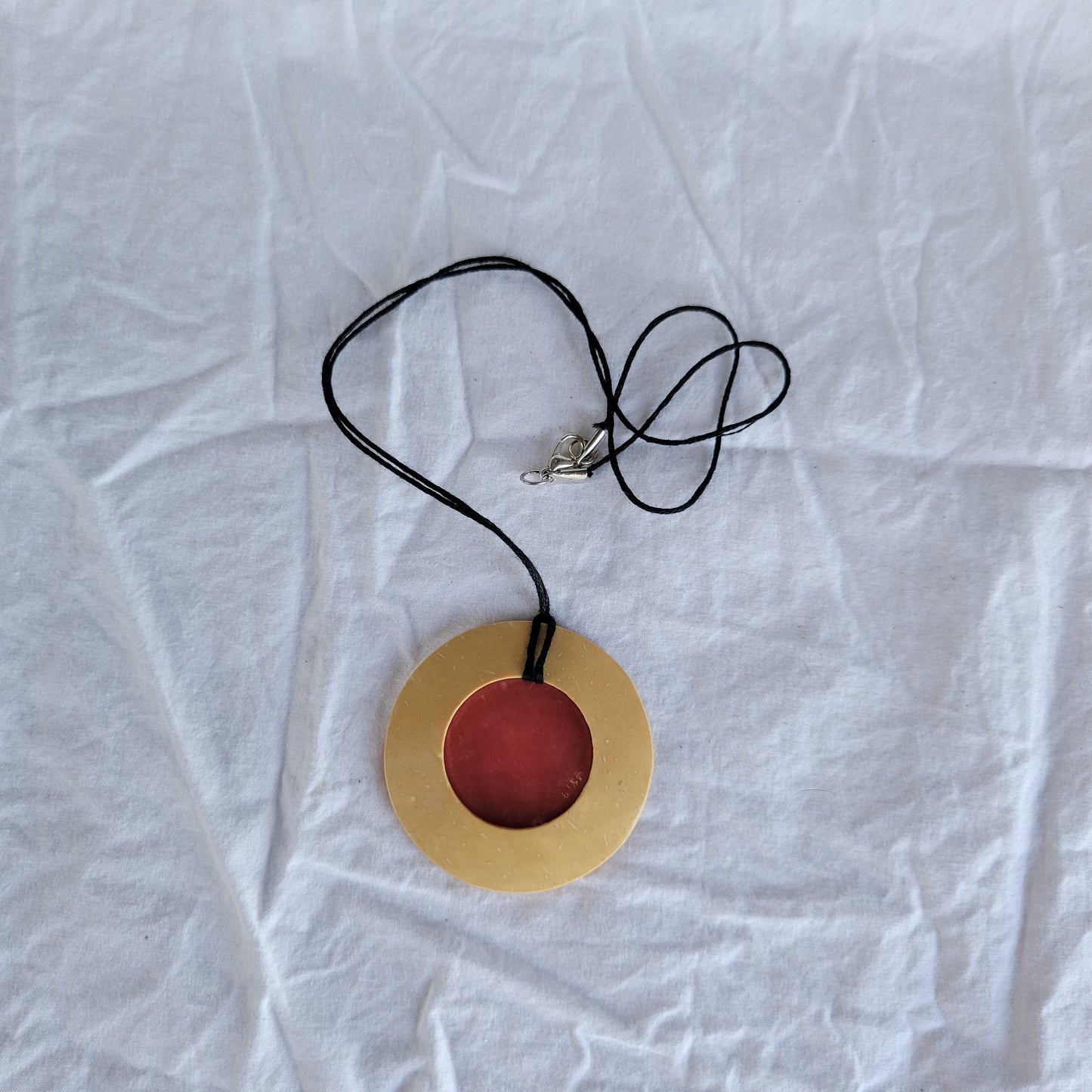 Wood and Shell Necklace