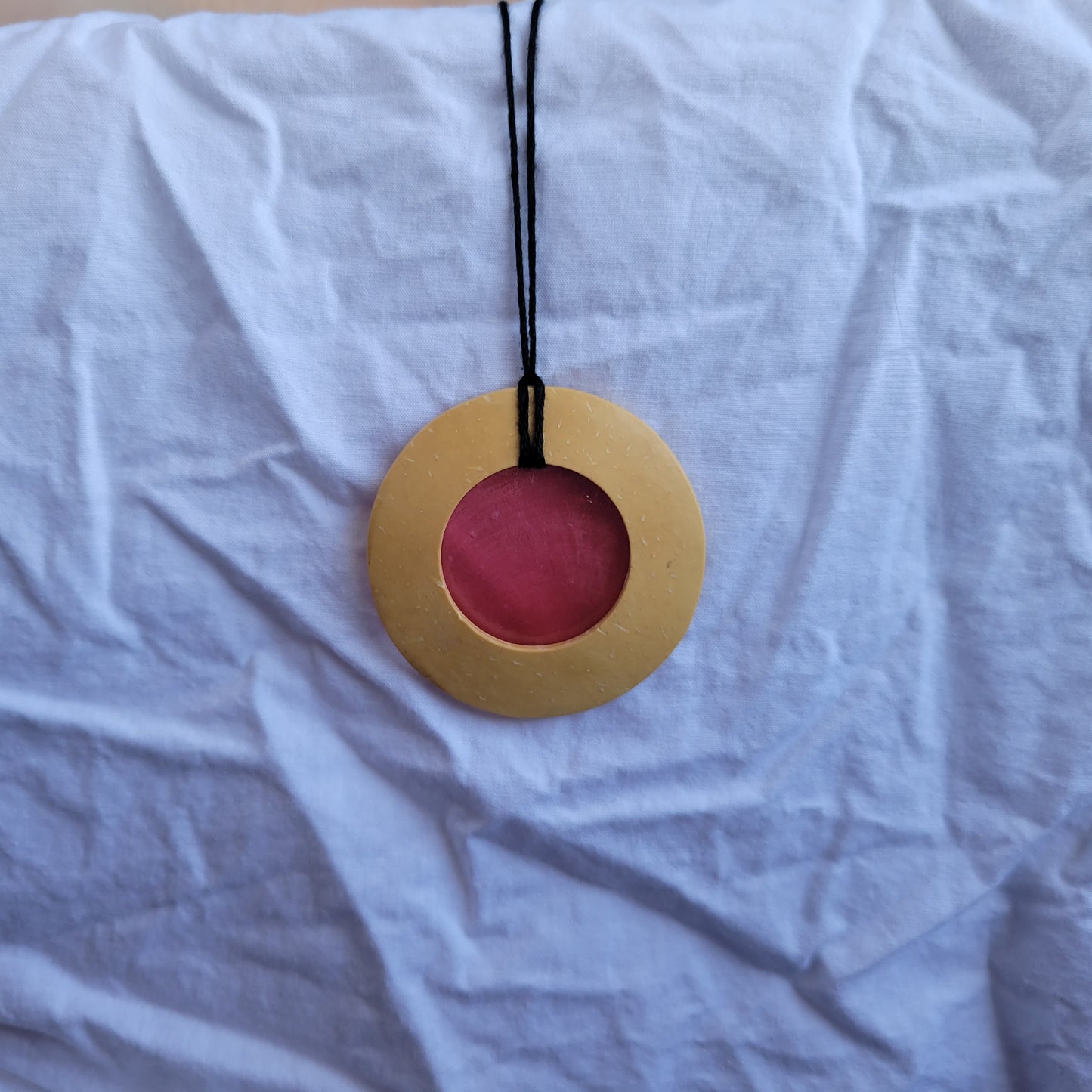 Wood and Shell Necklace