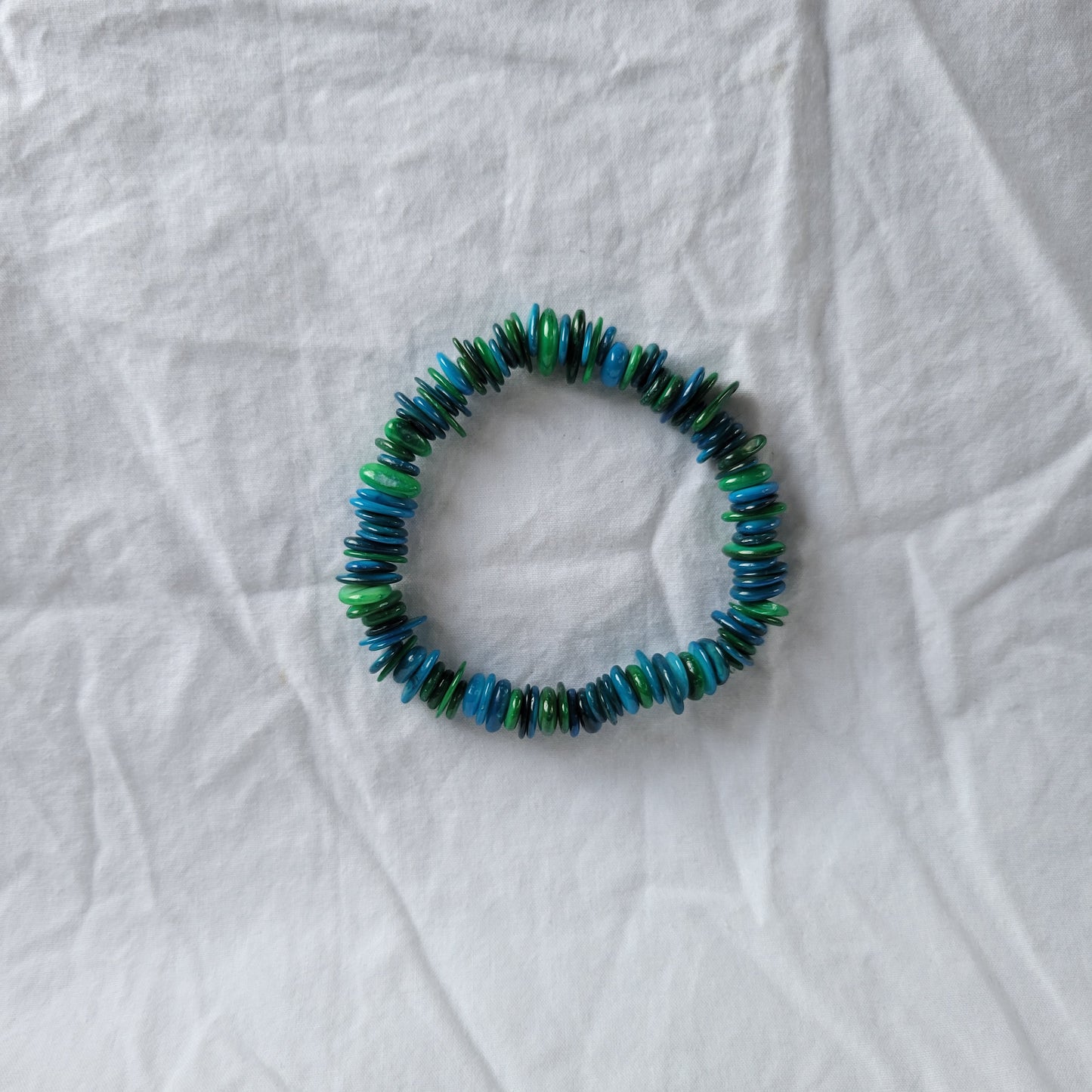 Aqua Shell Bracelet
