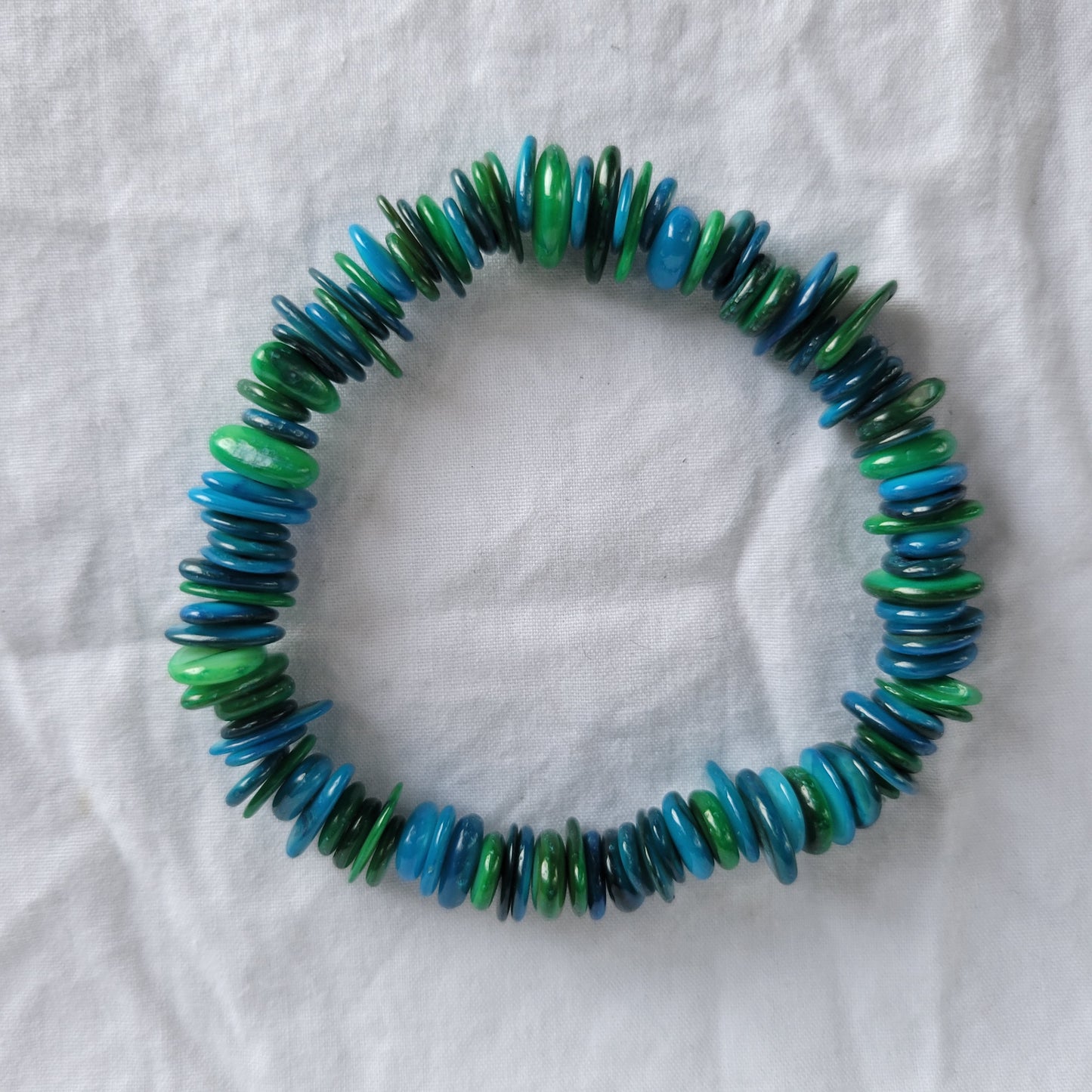 Aqua Shell Bracelet