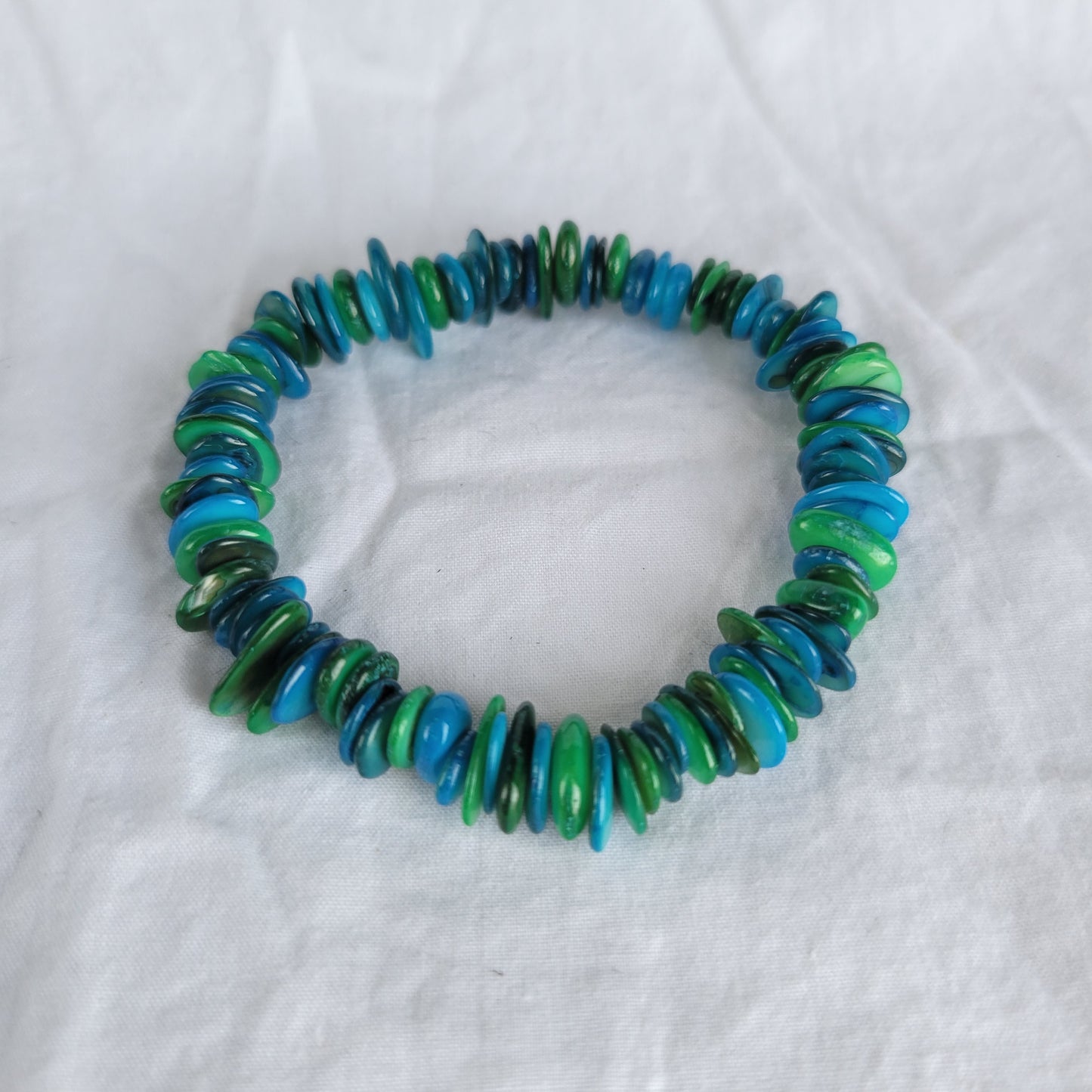 Aqua Shell Bracelet