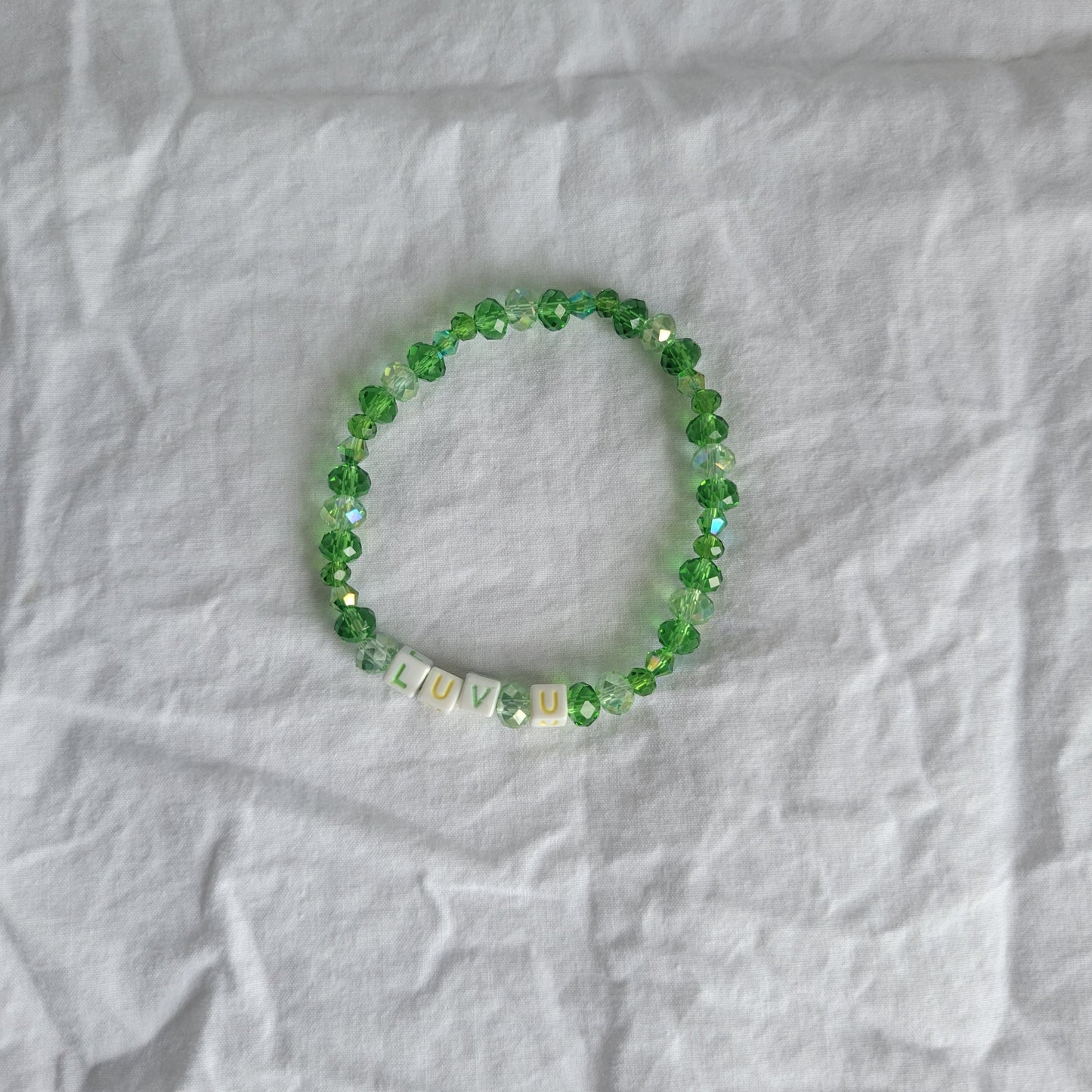 Luv U Beaded Bracelet