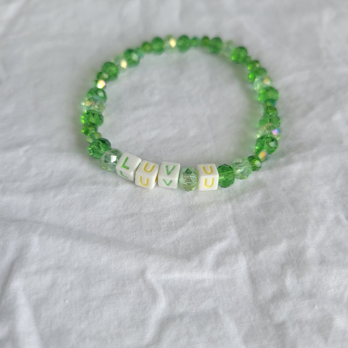 Luv U Beaded Bracelet