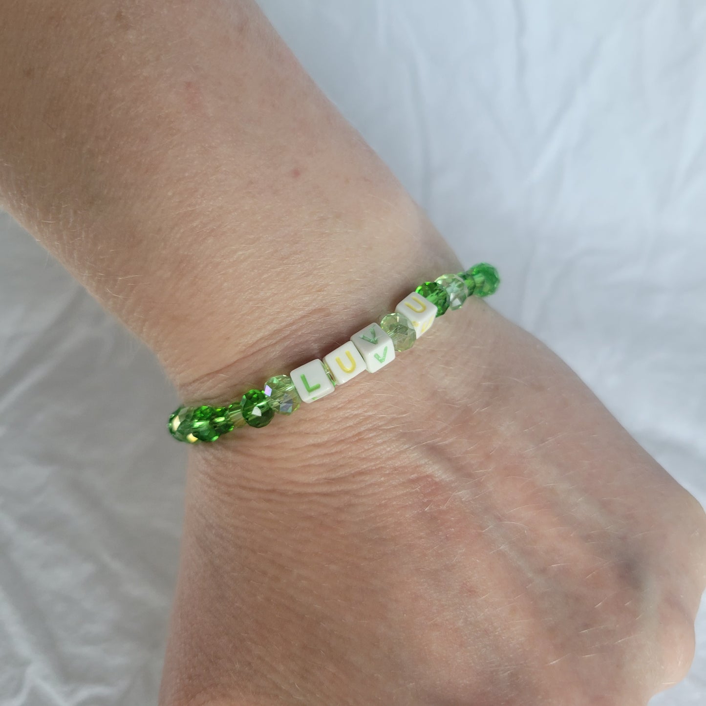 Luv U Beaded Bracelet