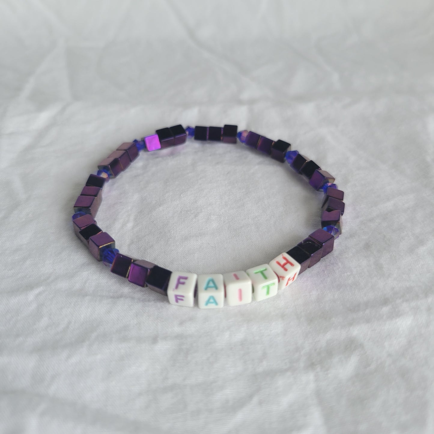 Faith Beaded Bracelet