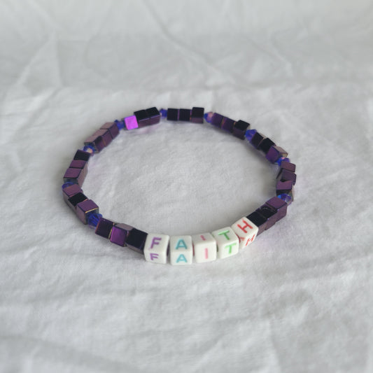 Faith Beaded Bracelet