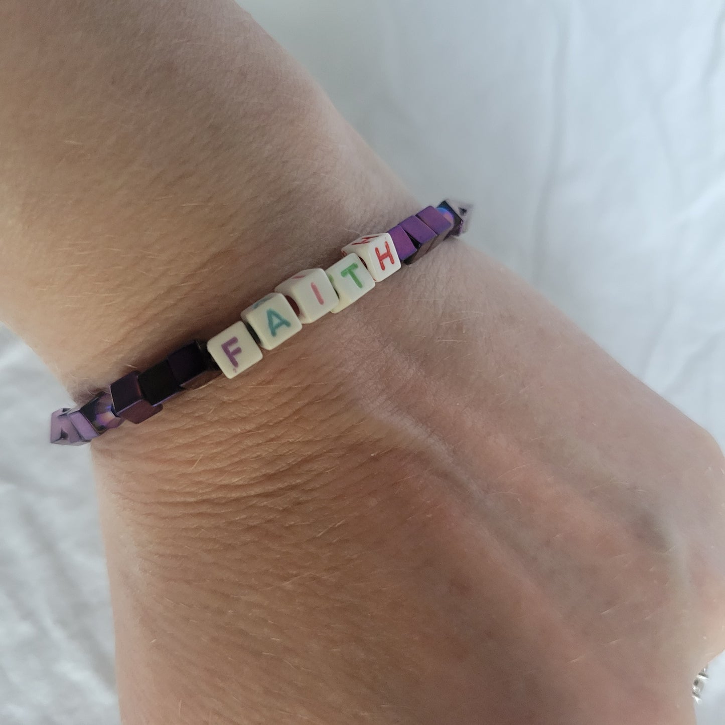 Faith Beaded Bracelet