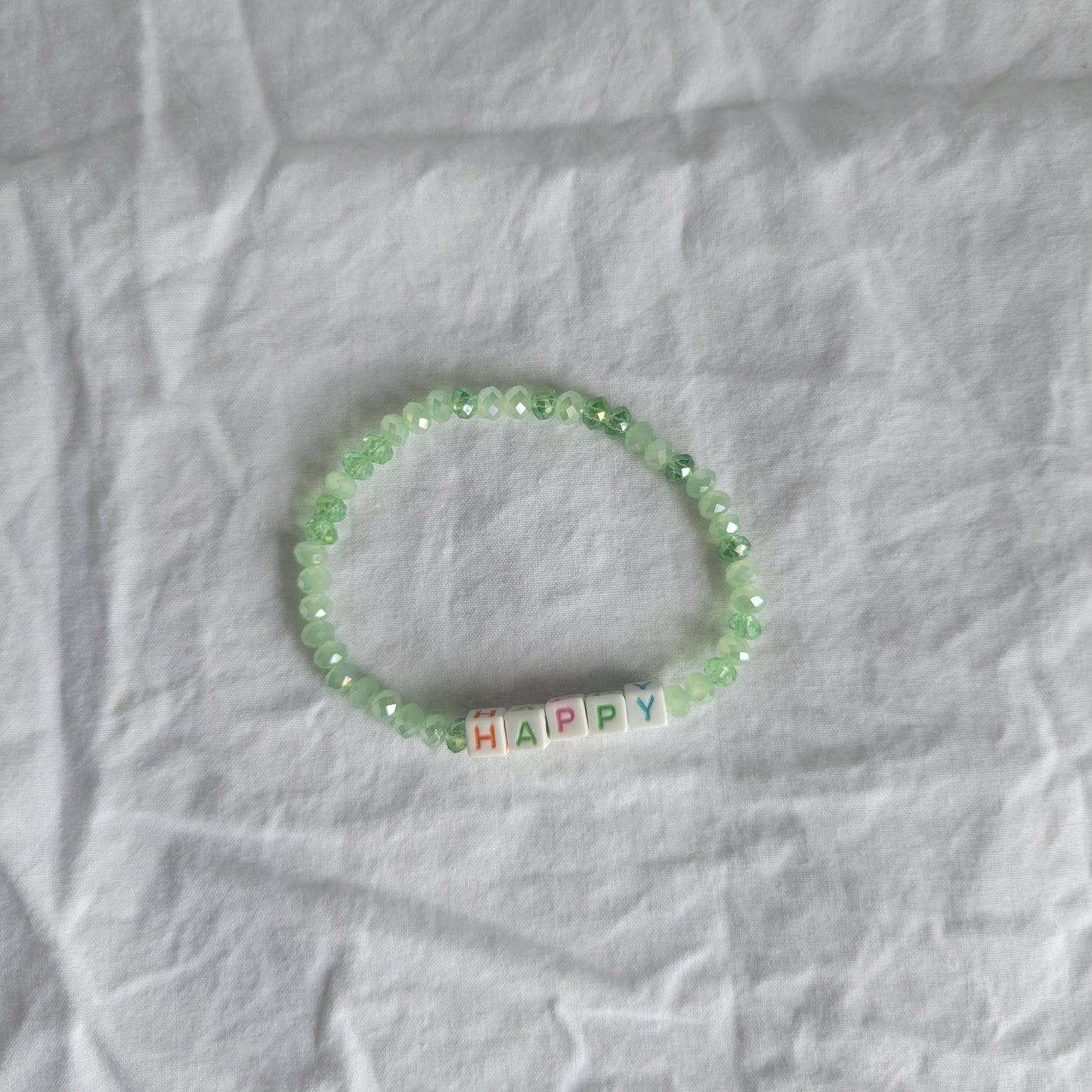 Happy Beaded Bracelet
