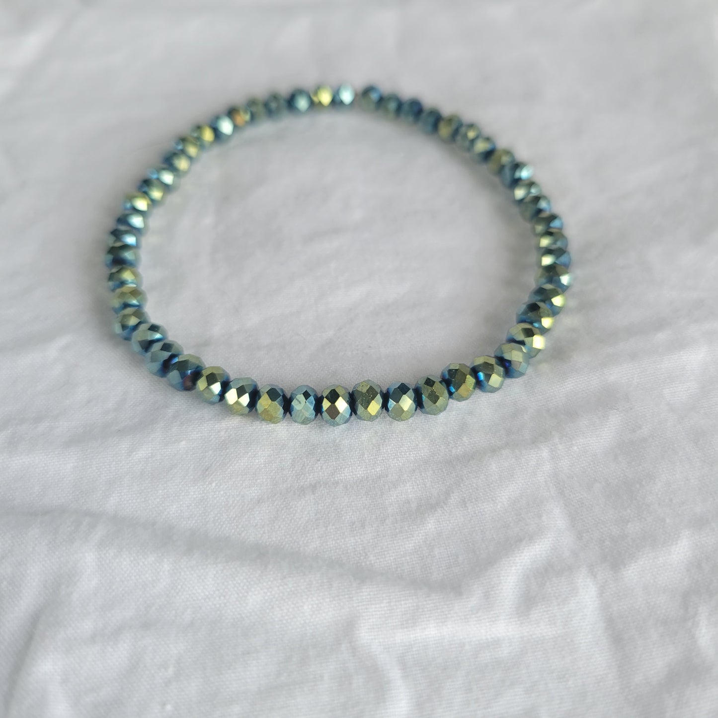 Metallic Blue Green Bracelet