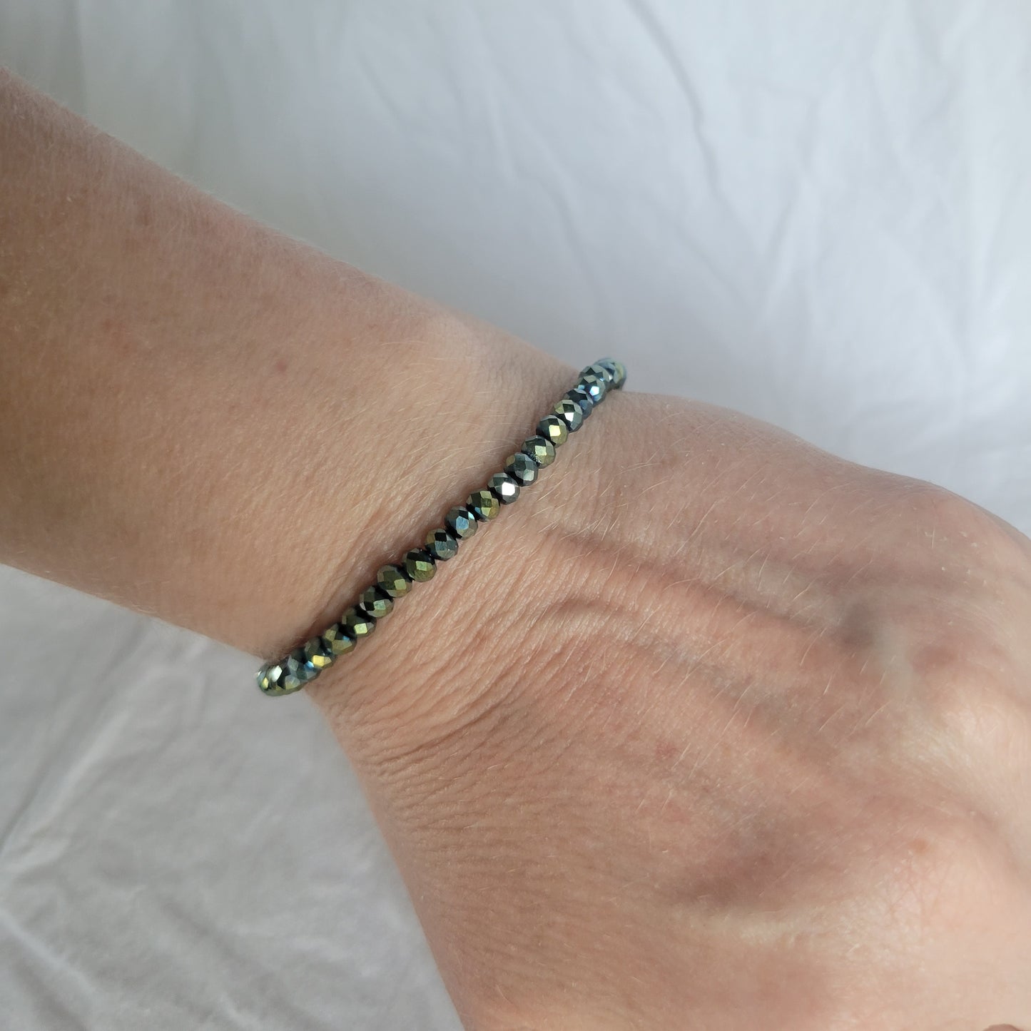 Metallic Blue Green Bracelet