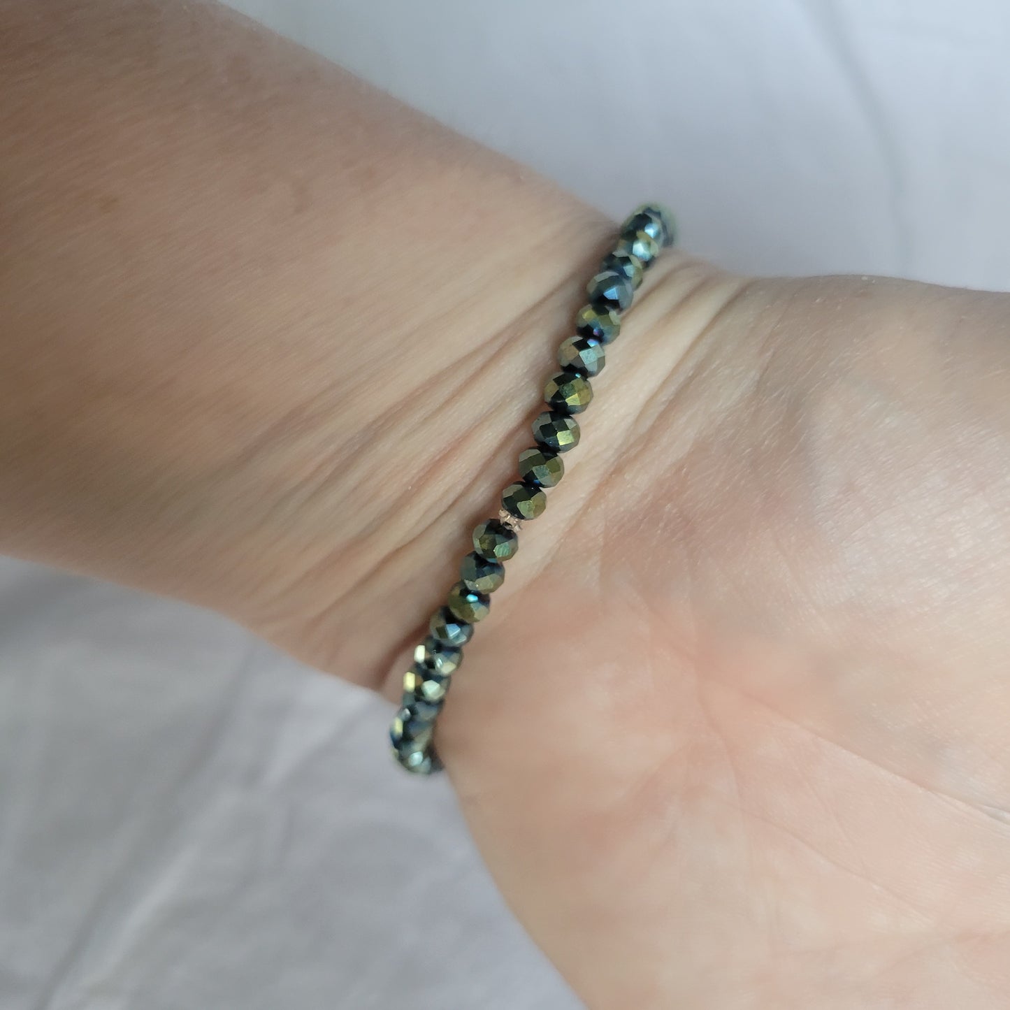 Metallic Blue Green Bracelet