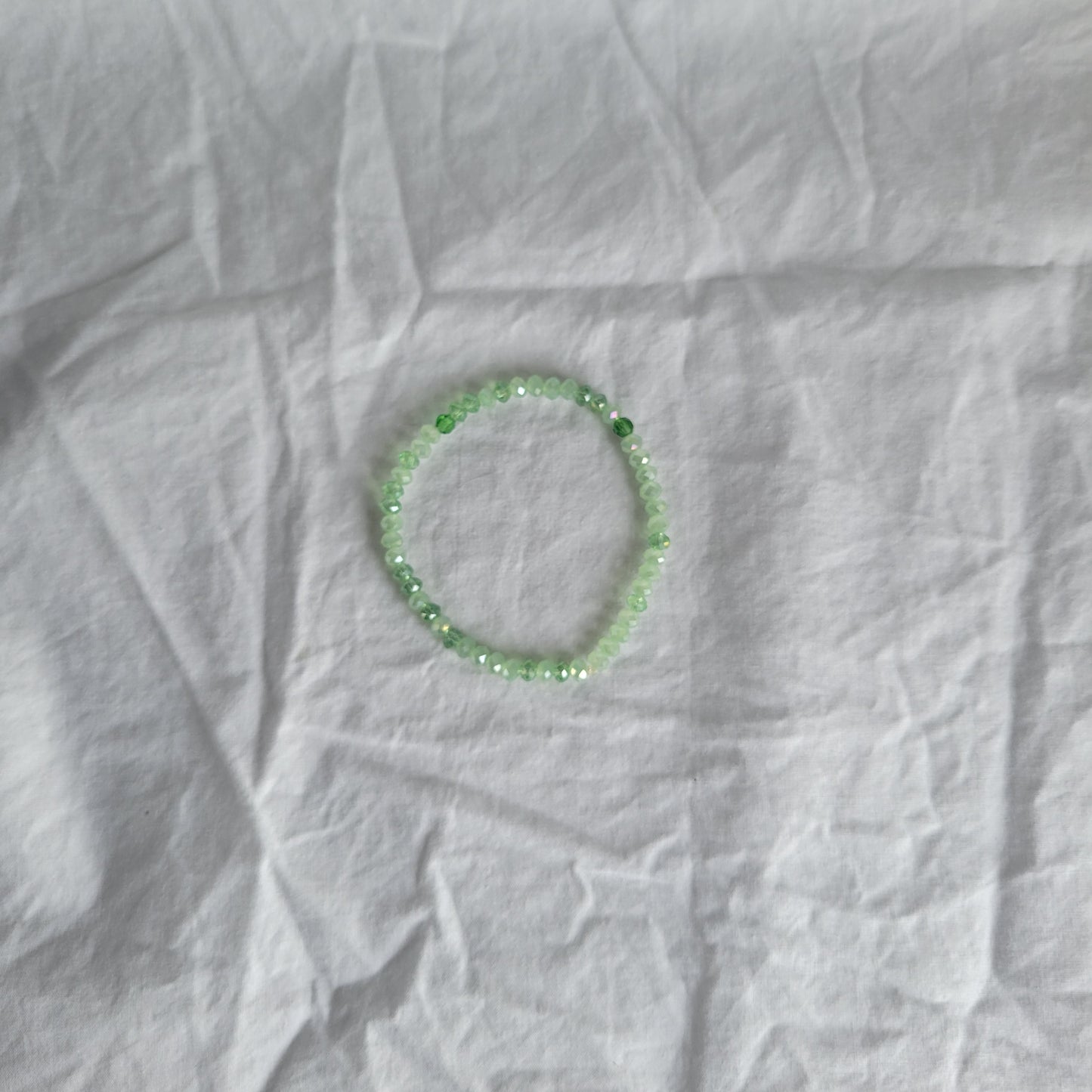 Green Beaded Bracelet