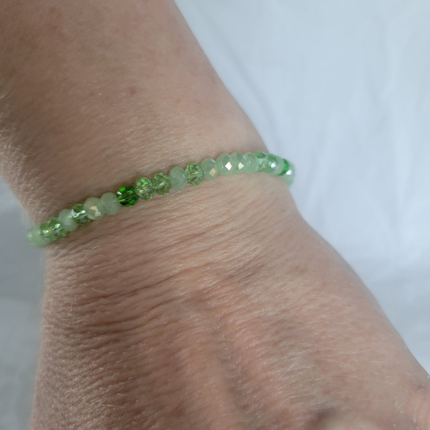 Green Beaded Bracelet