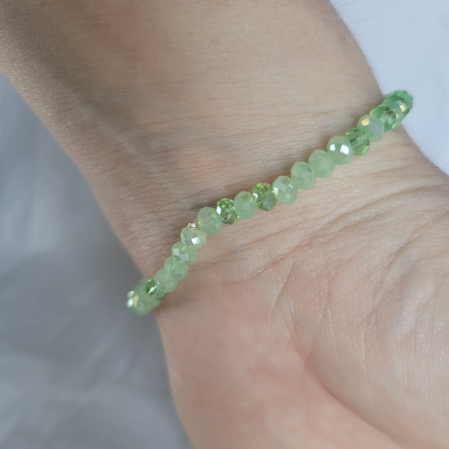 Green Beaded Bracelet