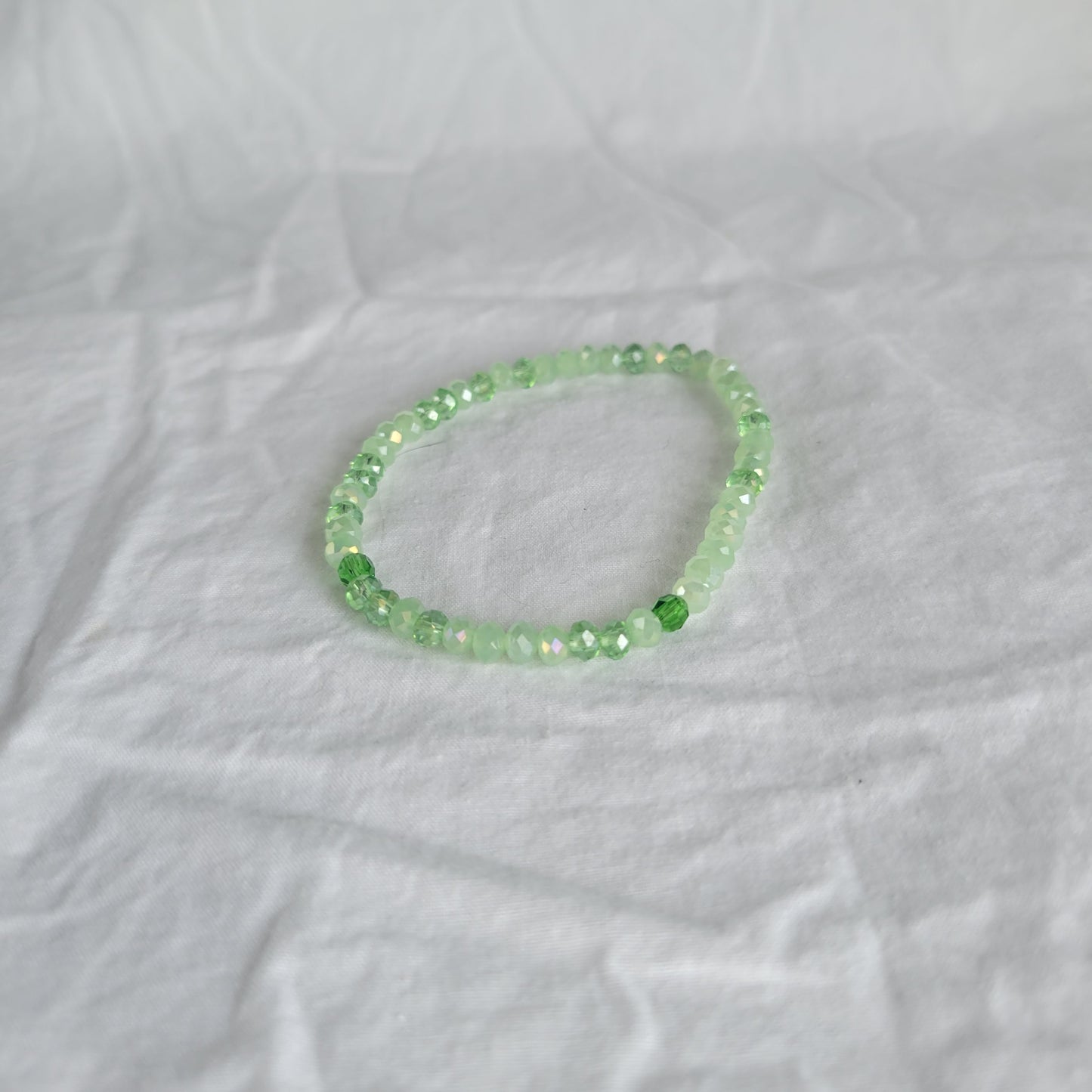 Green Beaded Bracelet