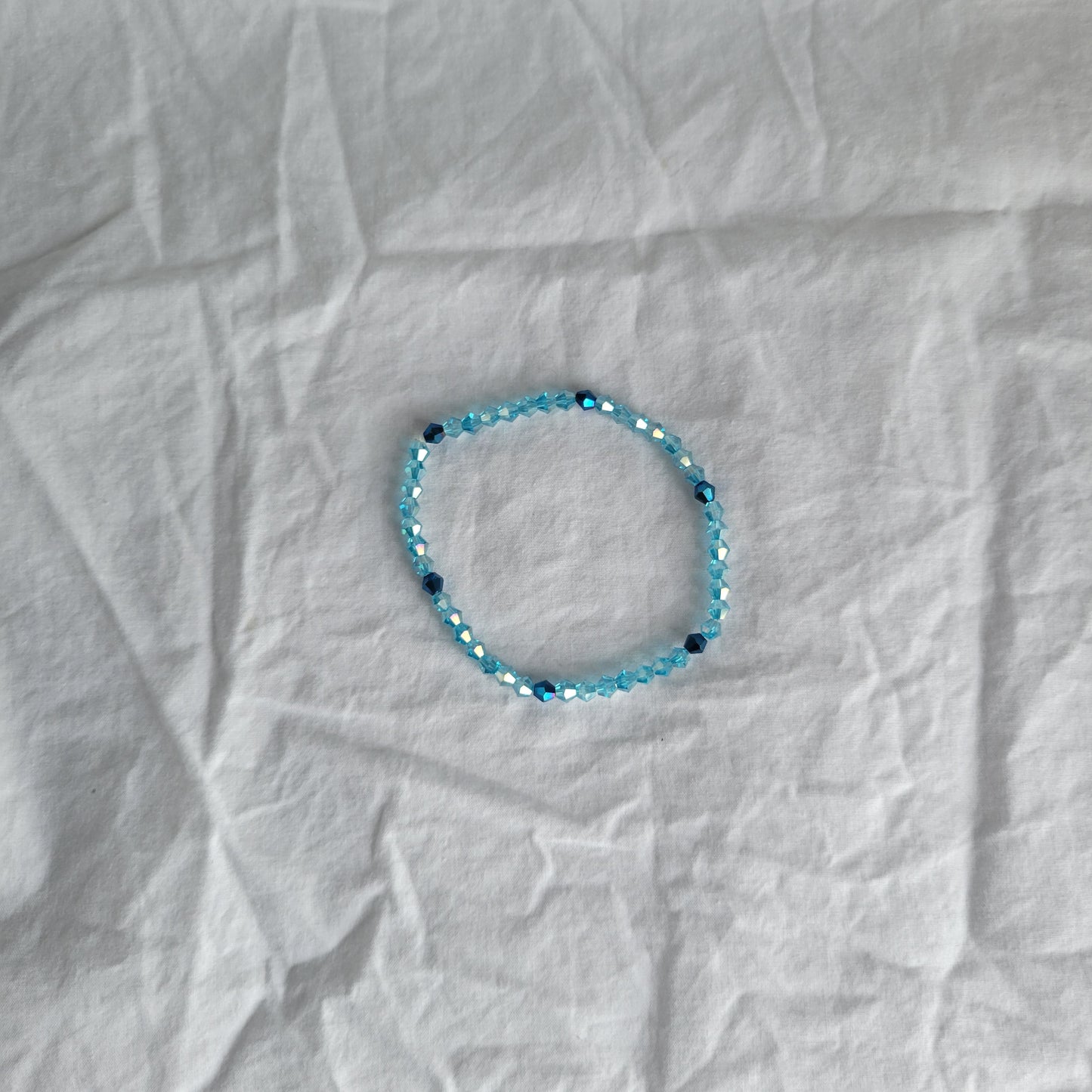 Blue Beaded Bracelet