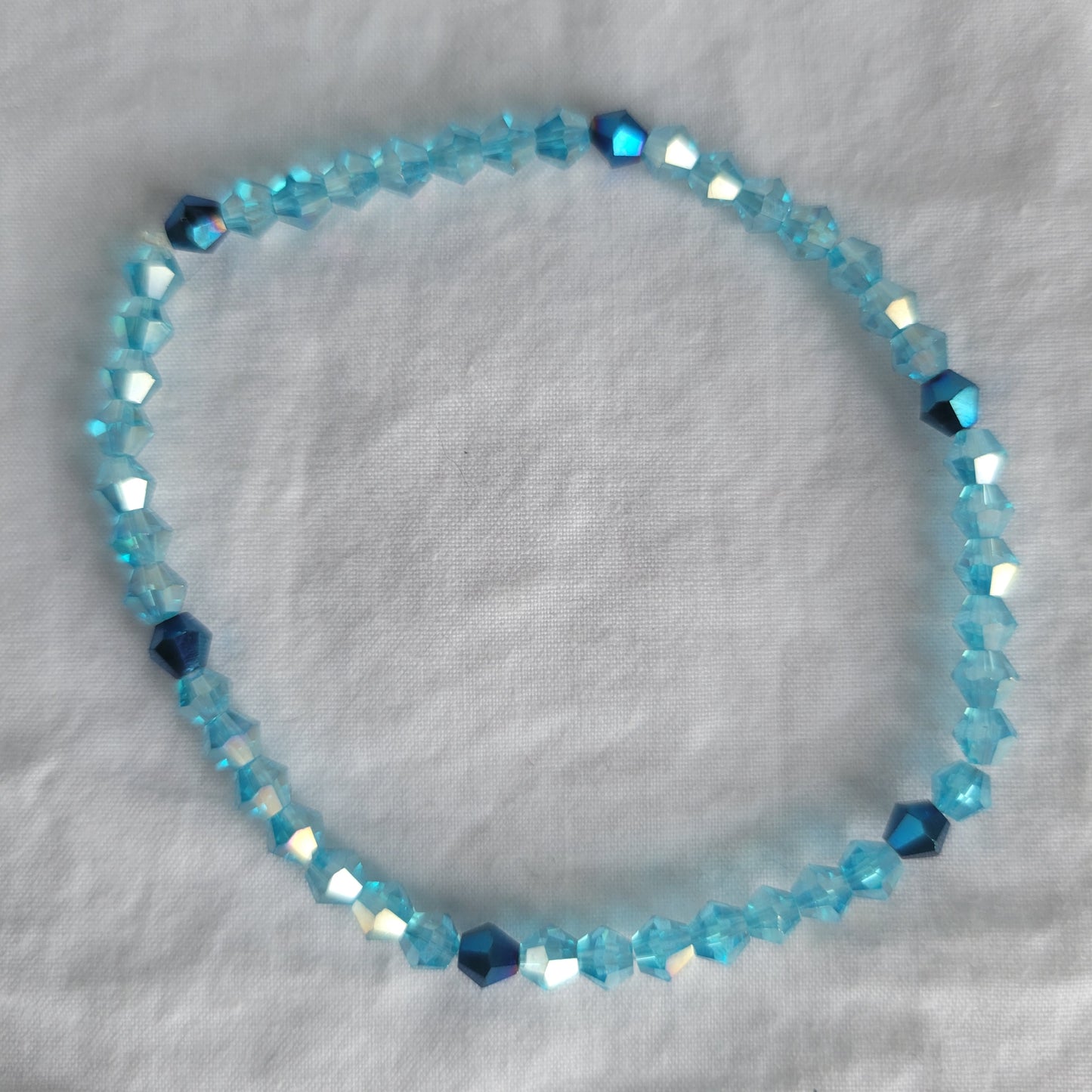 Blue Beaded Bracelet