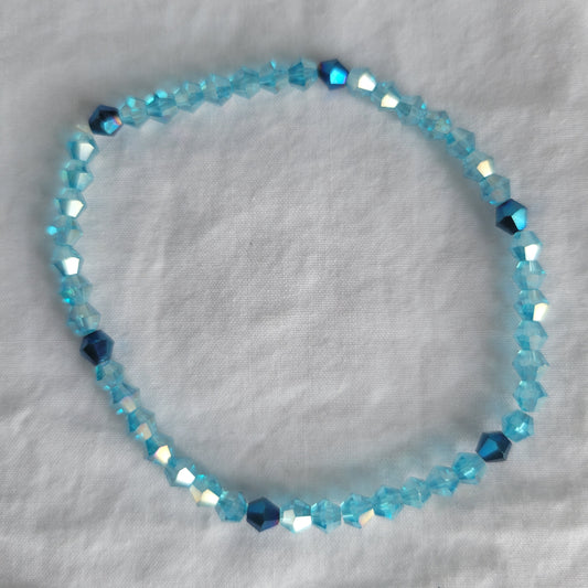 Blue Beaded Bracelet