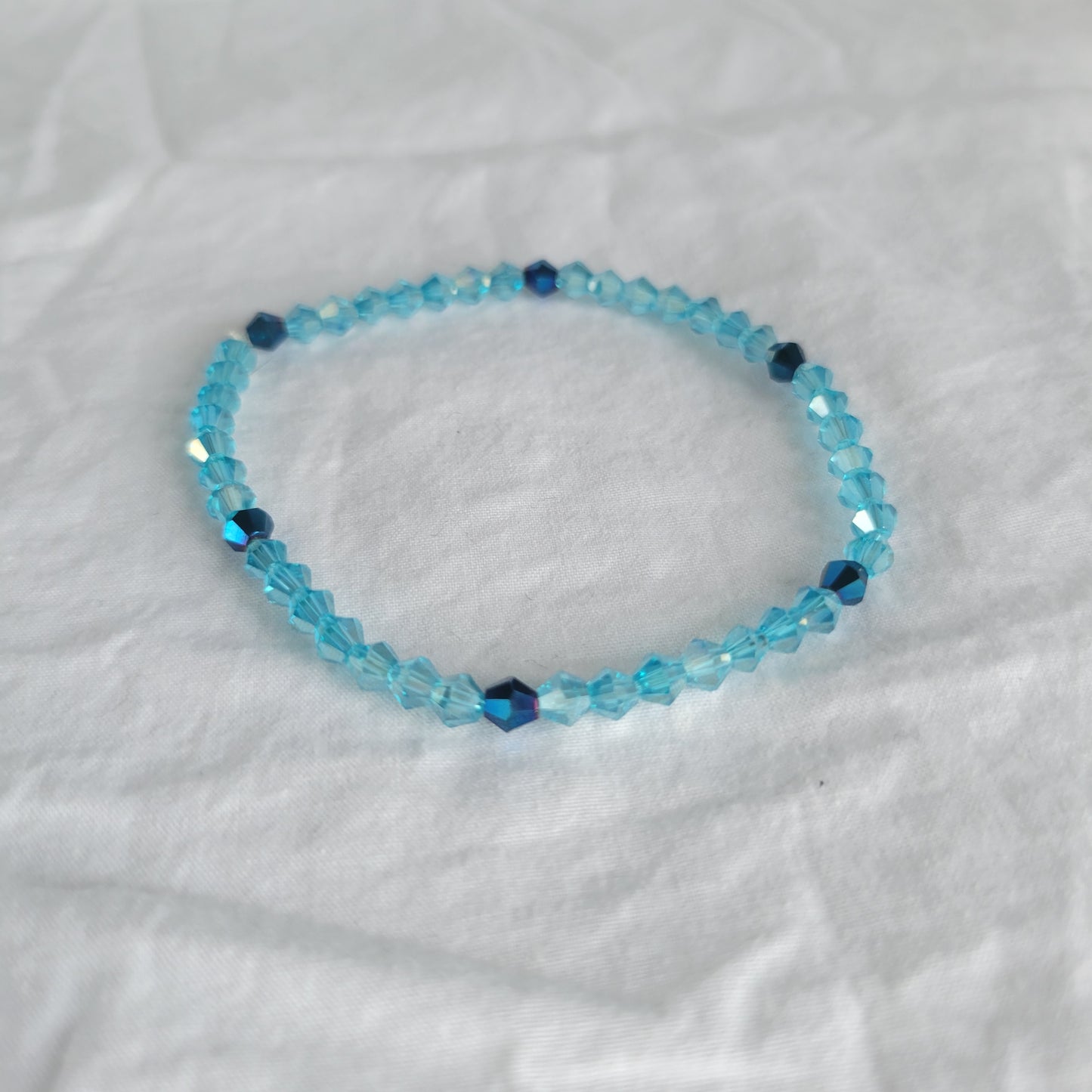 Blue Beaded Bracelet
