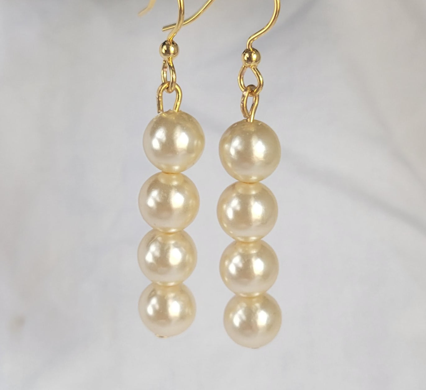 Faux Pearl Earrings