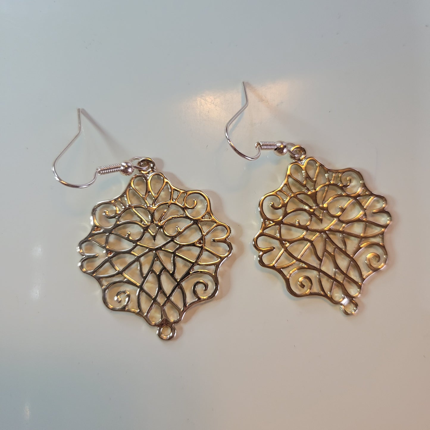 Gold Filigree Earrings