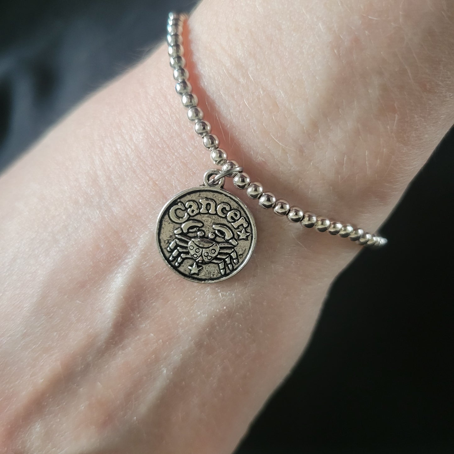 Cancer Beaded Bracelet