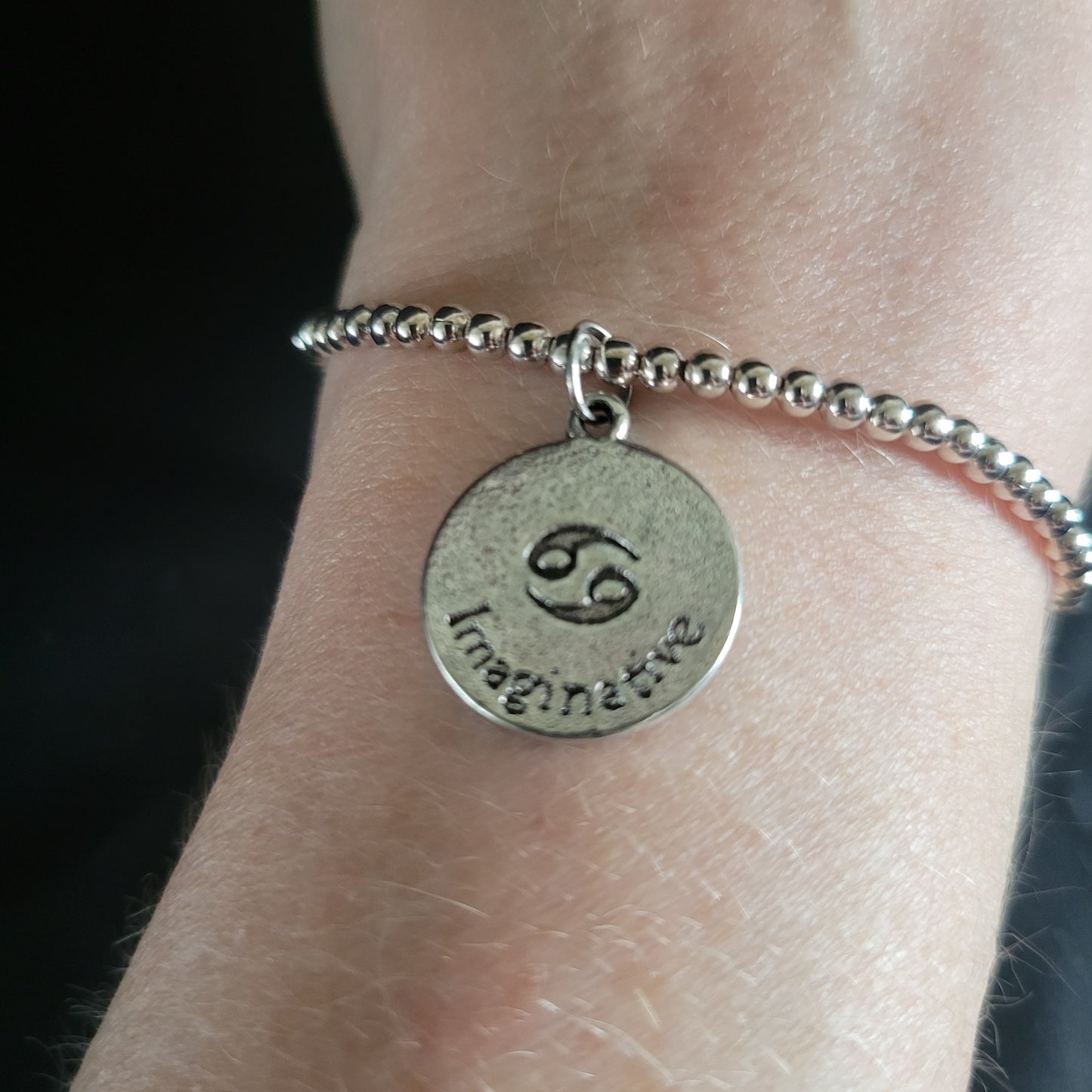 Cancer Beaded Bracelet