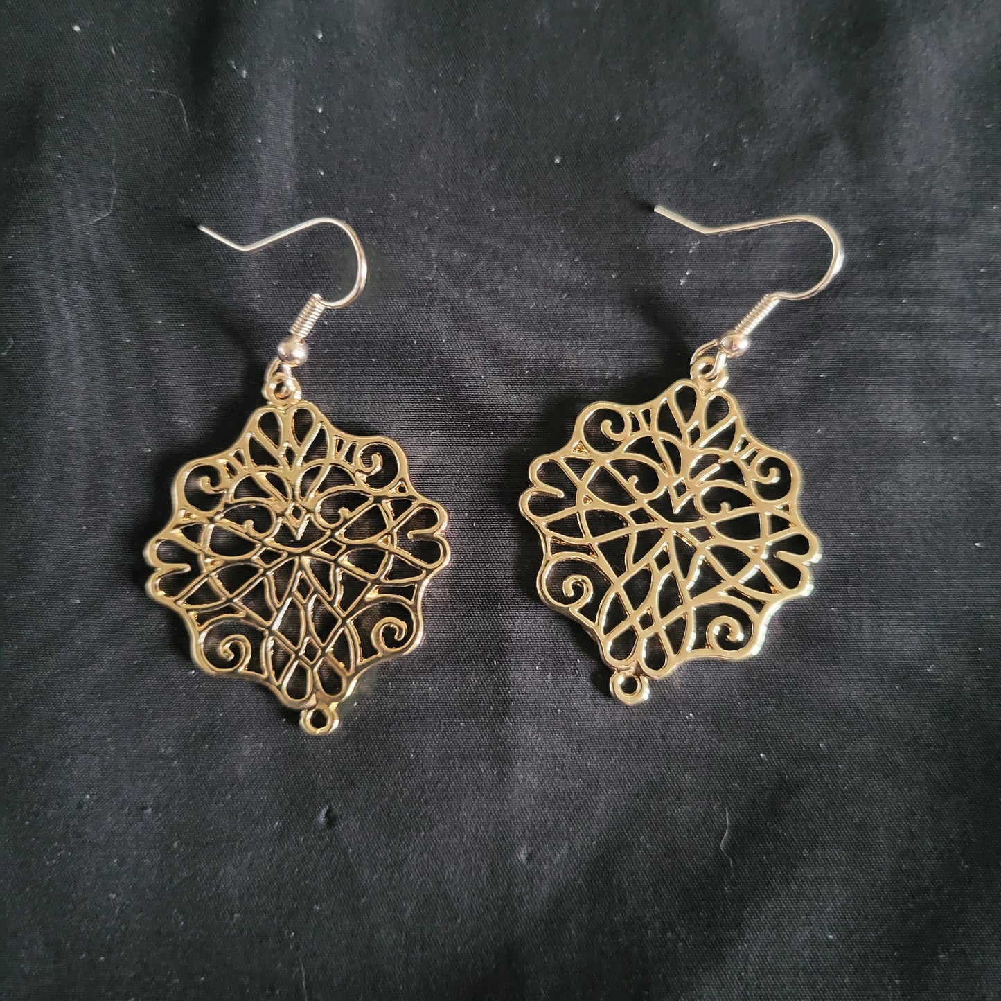 Gold Filigree Earrings