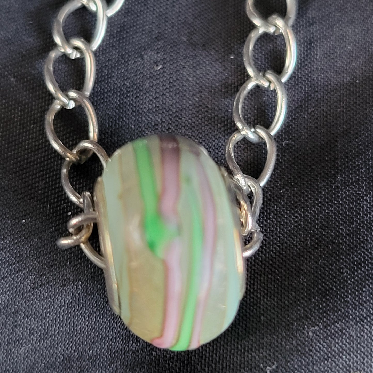 Green Trapeze Earrings