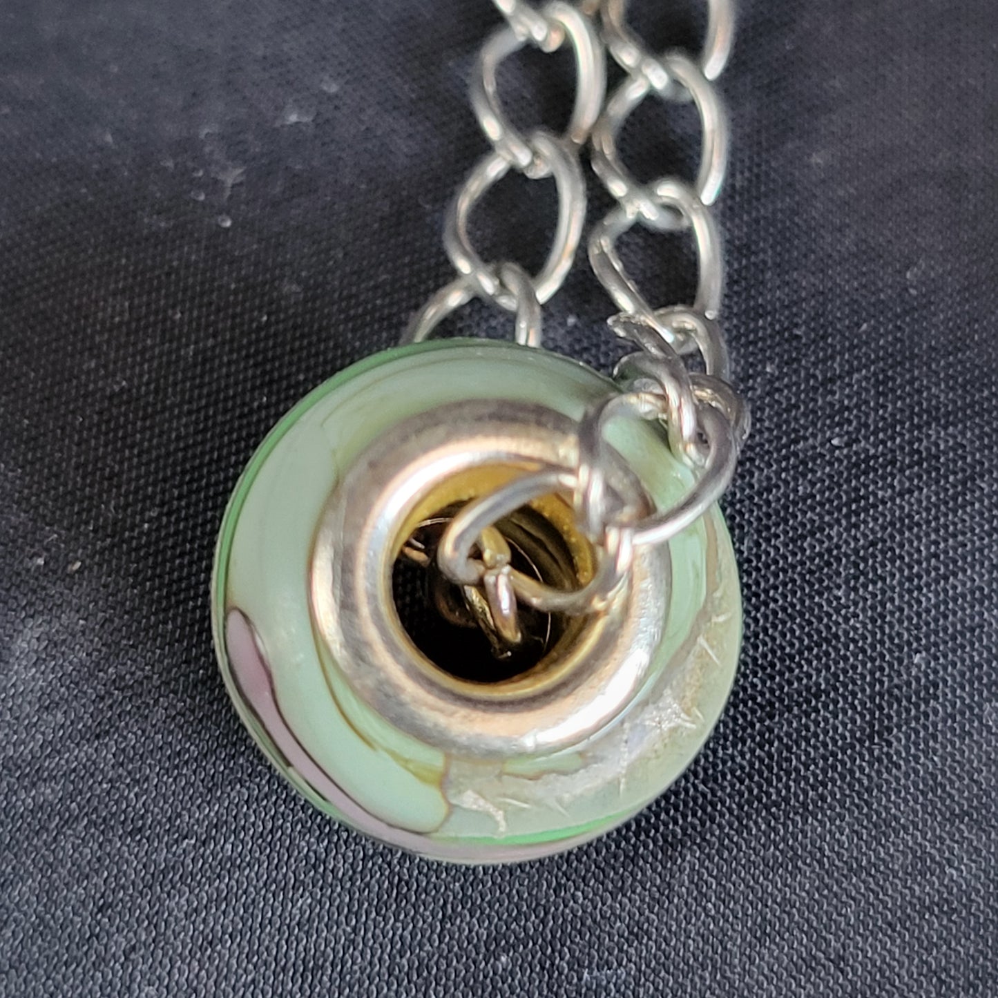 Green Trapeze Earrings