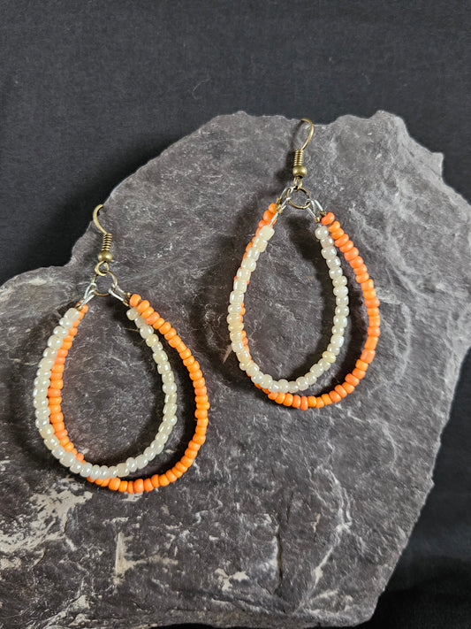Beaded Teardrop Earrings