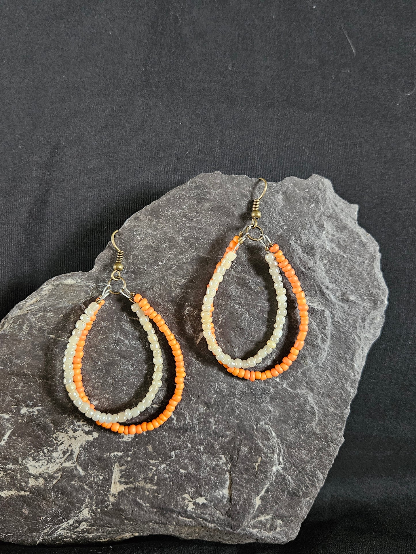 Beaded Teardrop Earrings
