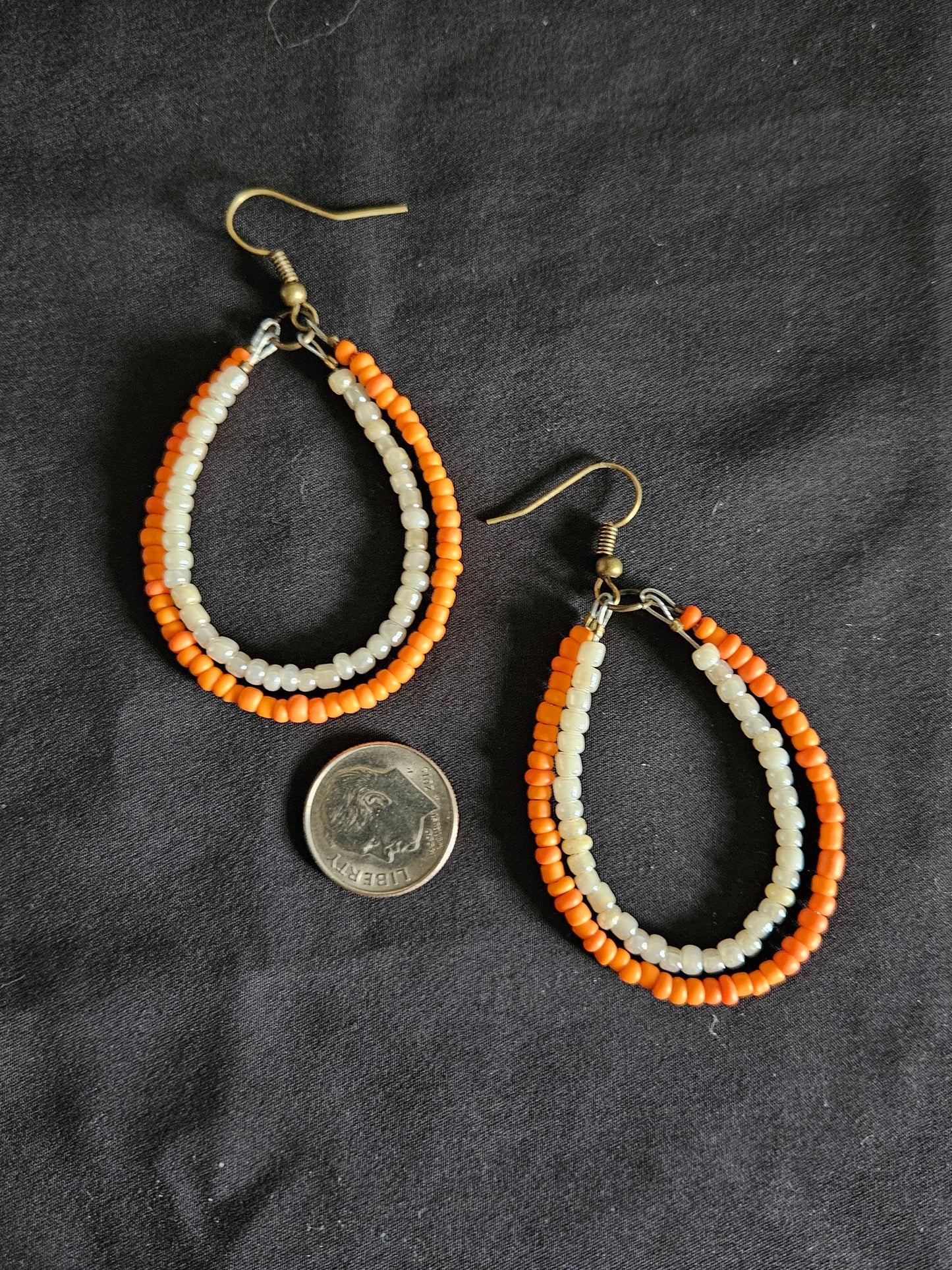 Beaded Teardrop Earrings