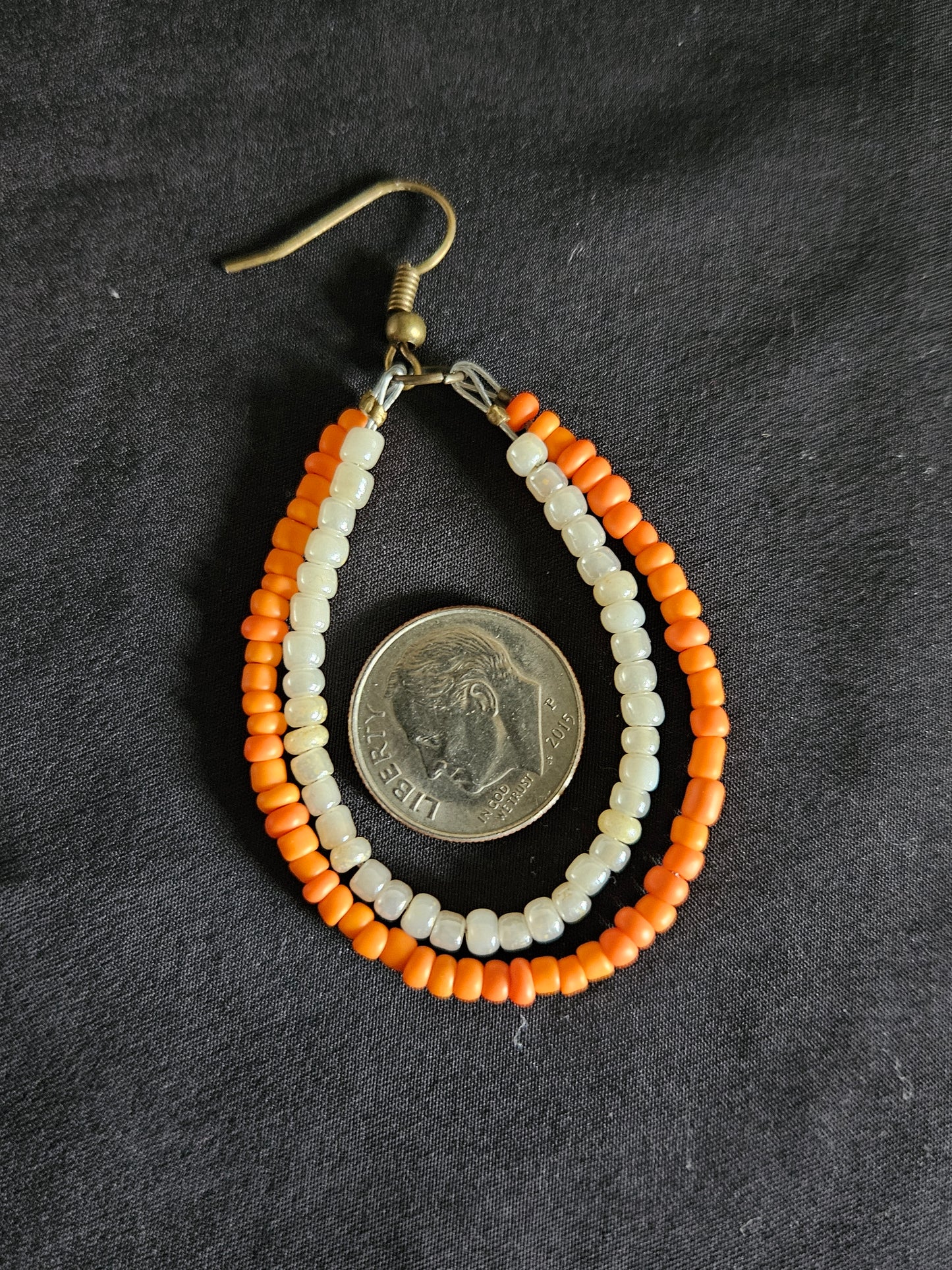 Beaded Teardrop Earrings