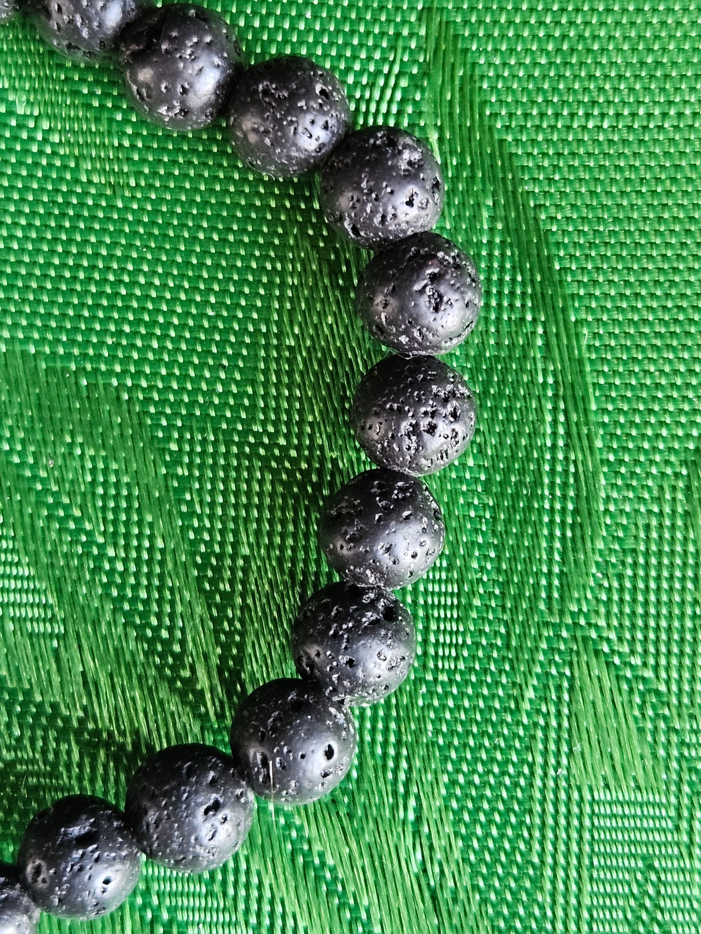 Lava Rock Beaded Bracelet