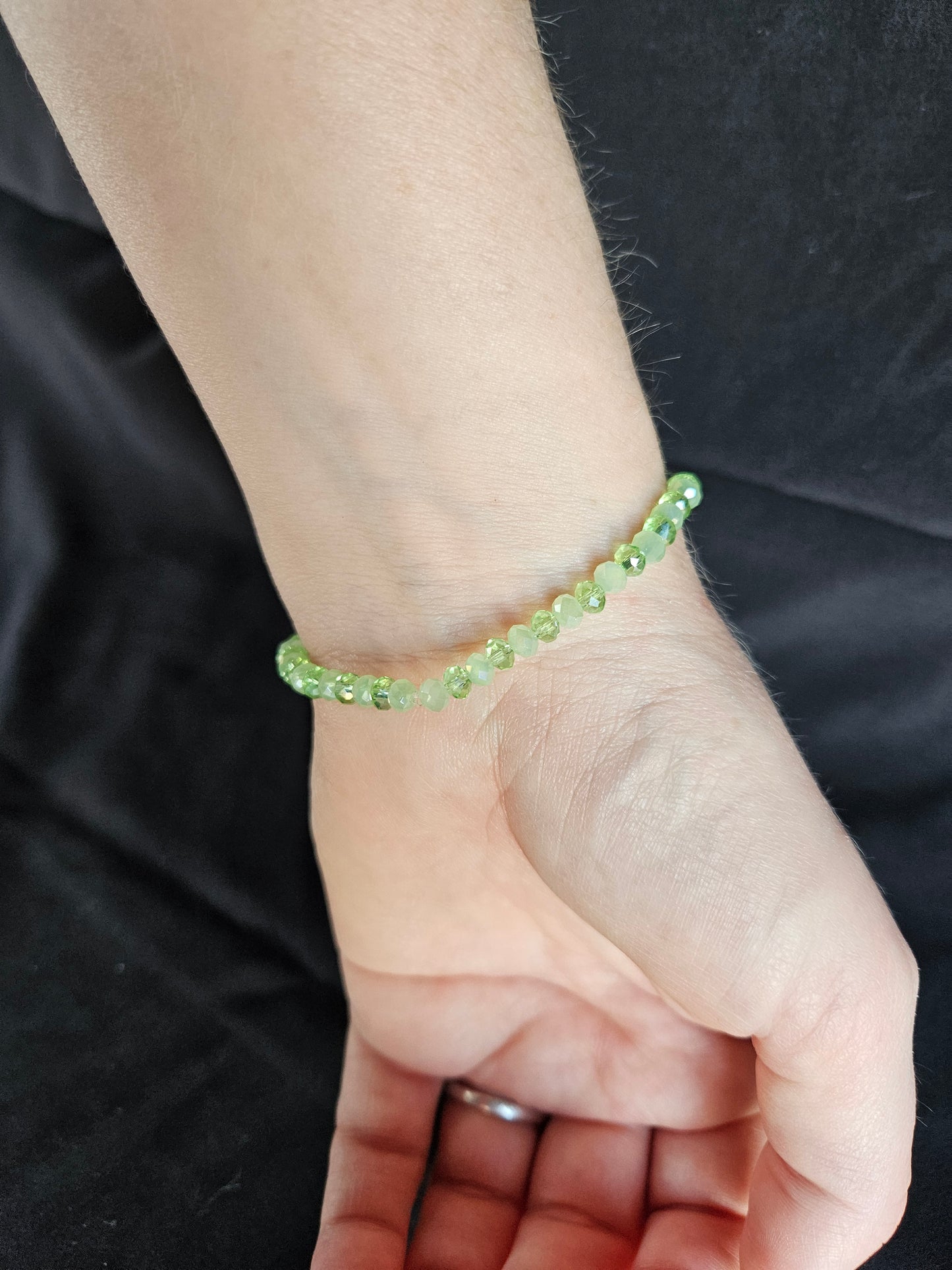 Green Turtle Beaded Bracelet
