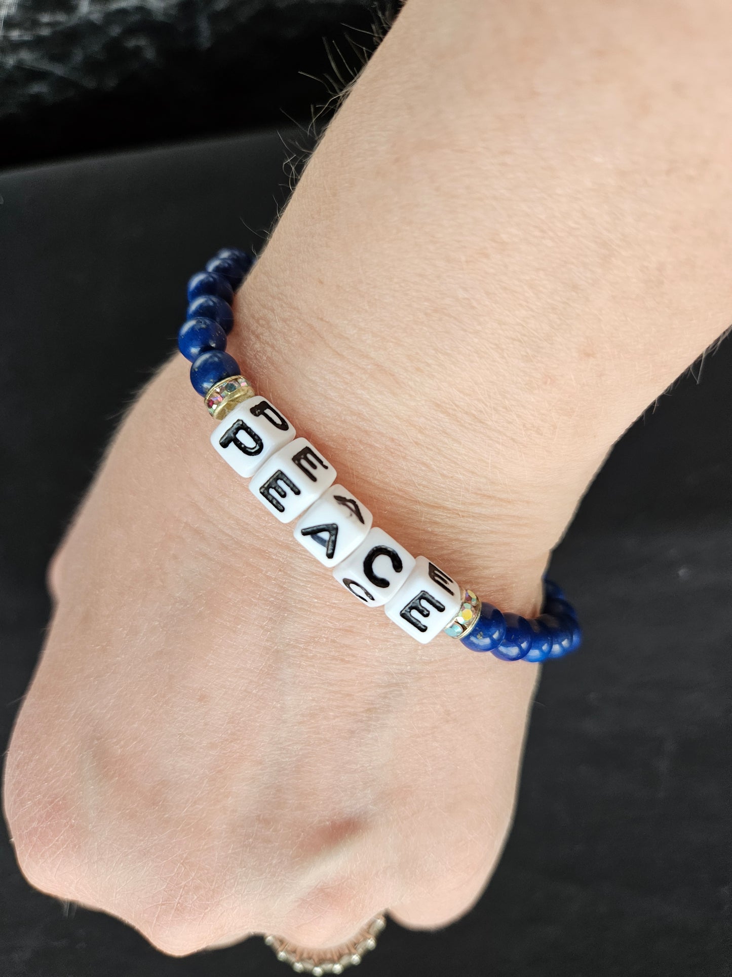 Peace Beaded Bracelet