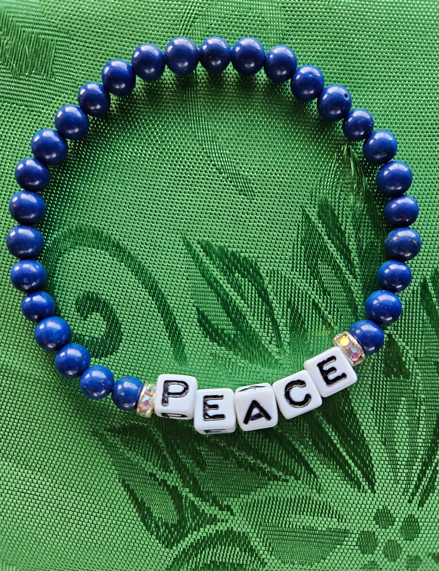Peace Beaded Bracelet