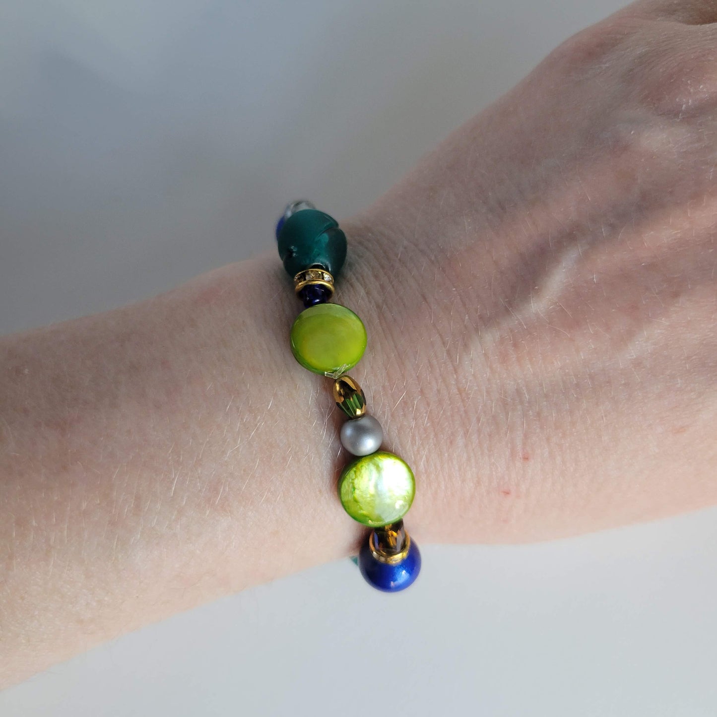 Assorted Colors Beaded Bracelet