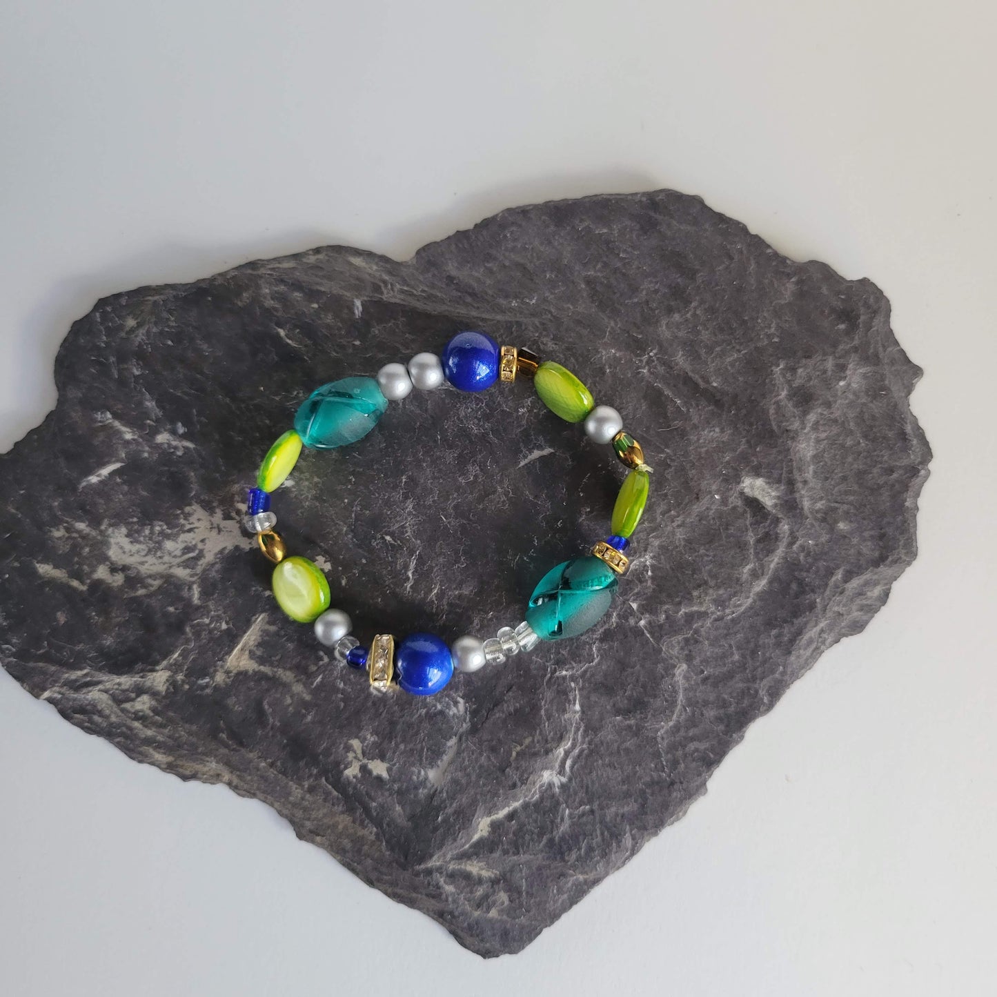 Assorted Colors Beaded Bracelet