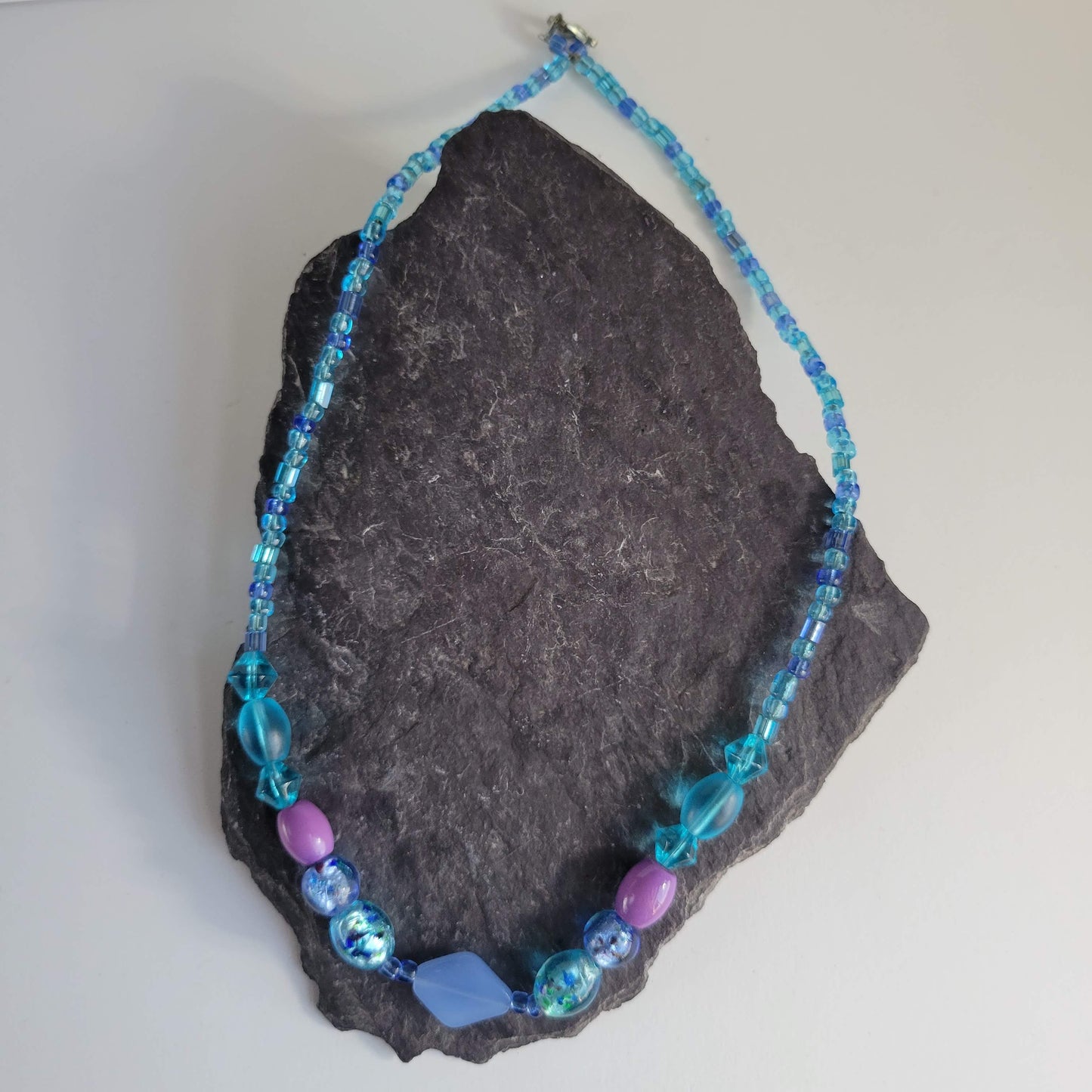 Blue Beaded Necklace