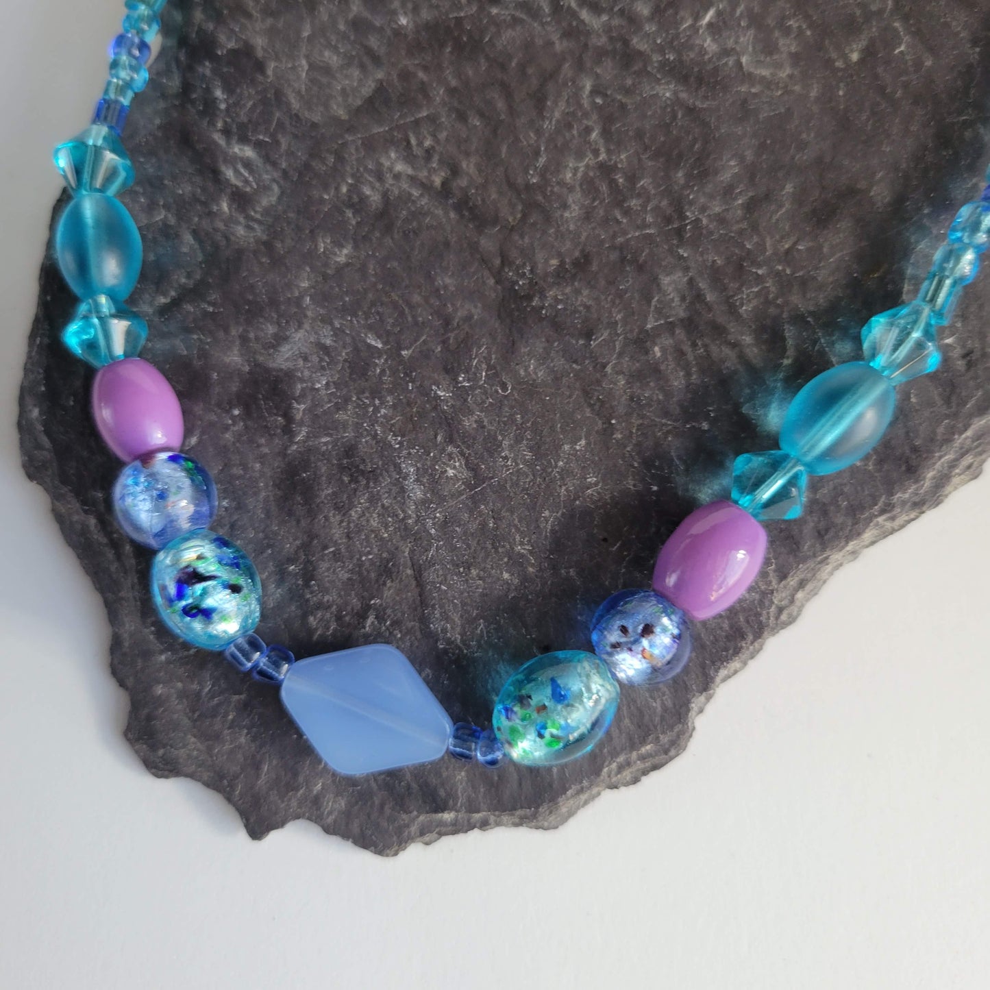 Blue Beaded Necklace