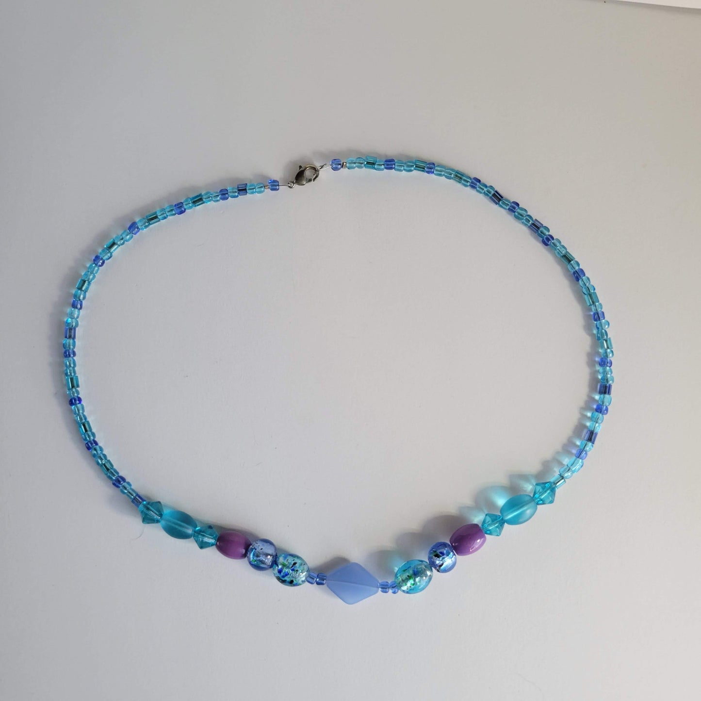 Blue Beaded Necklace