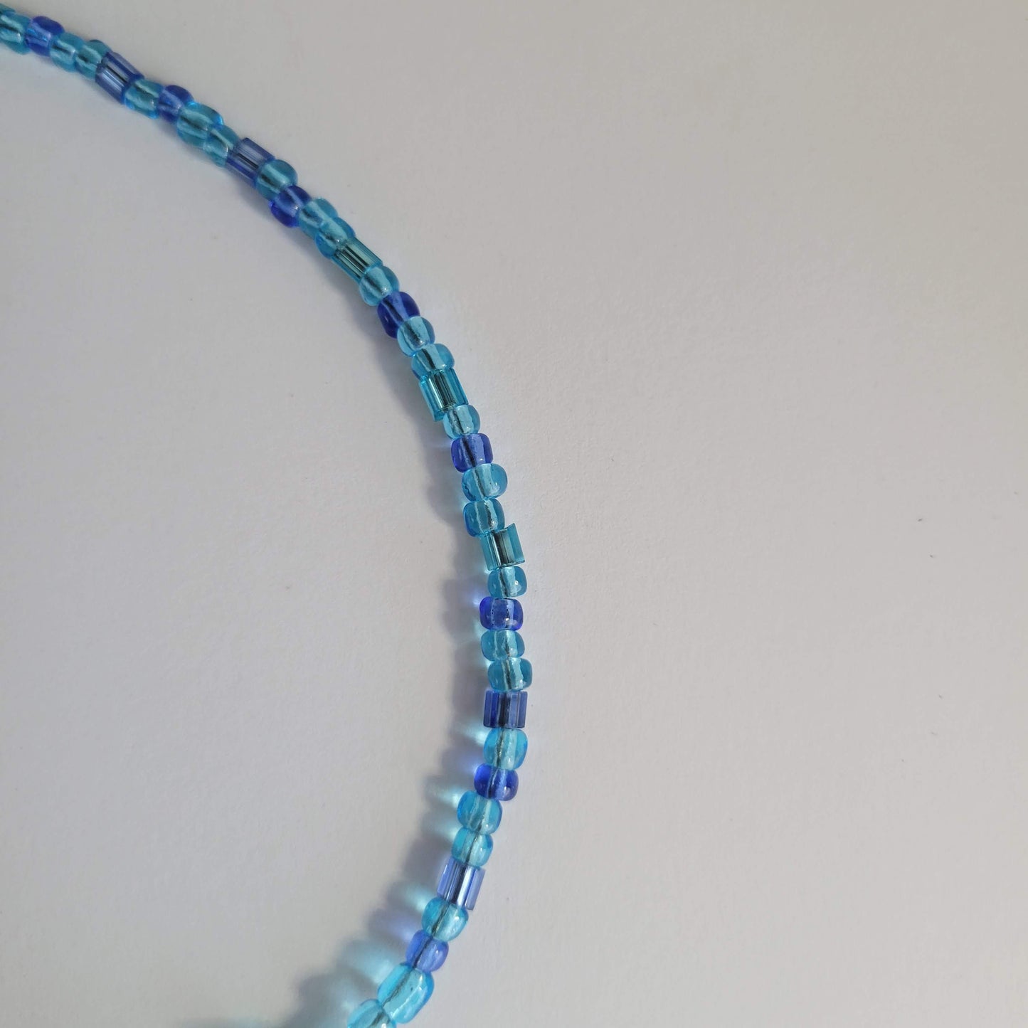 Blue Beaded Necklace